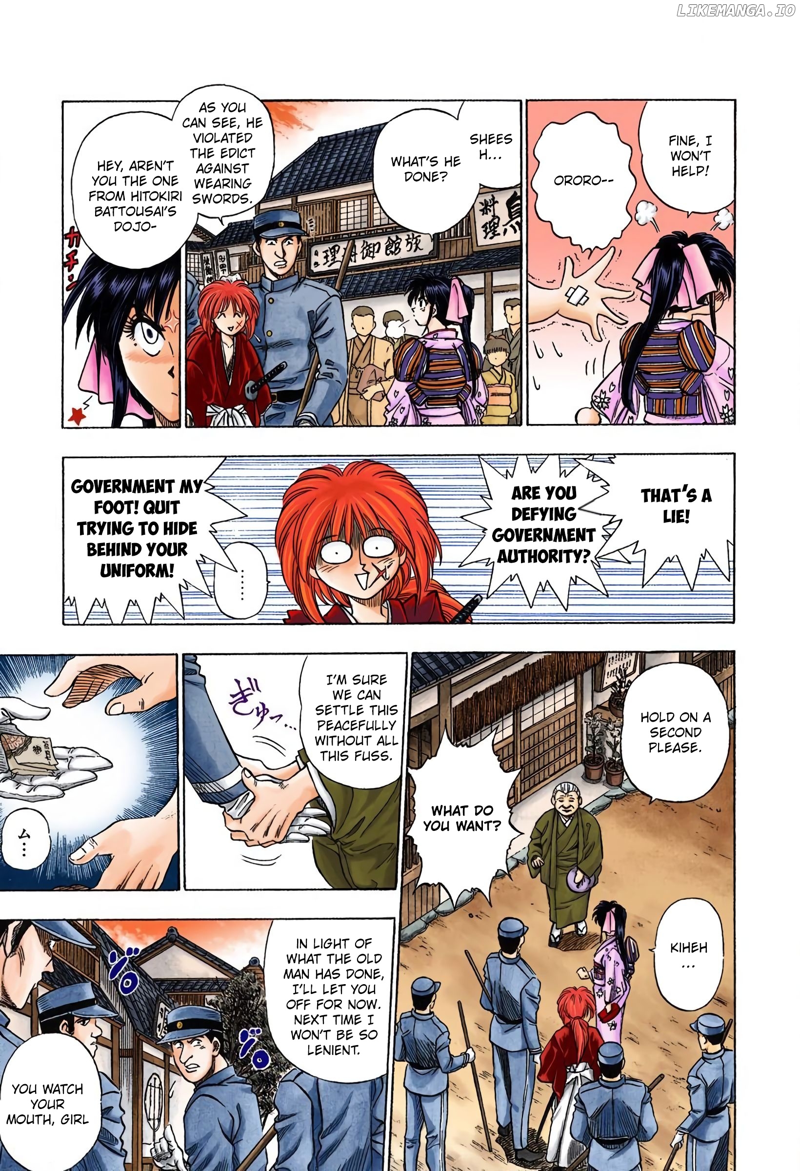 Rurouni Kenshin: Meiji Kenkaku Romantan - Digital Colored Comics chapter 1 - page 23