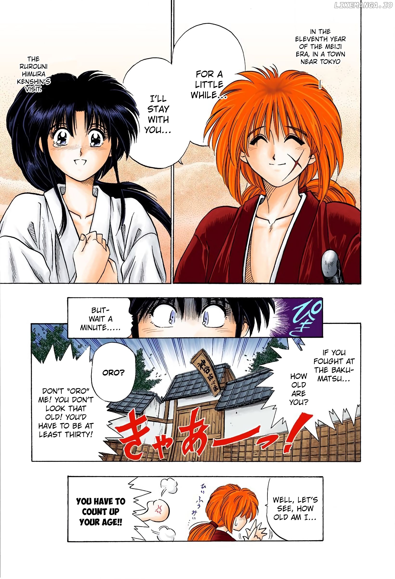 Rurouni Kenshin: Meiji Kenkaku Romantan - Digital Colored Comics chapter 1 - page 55