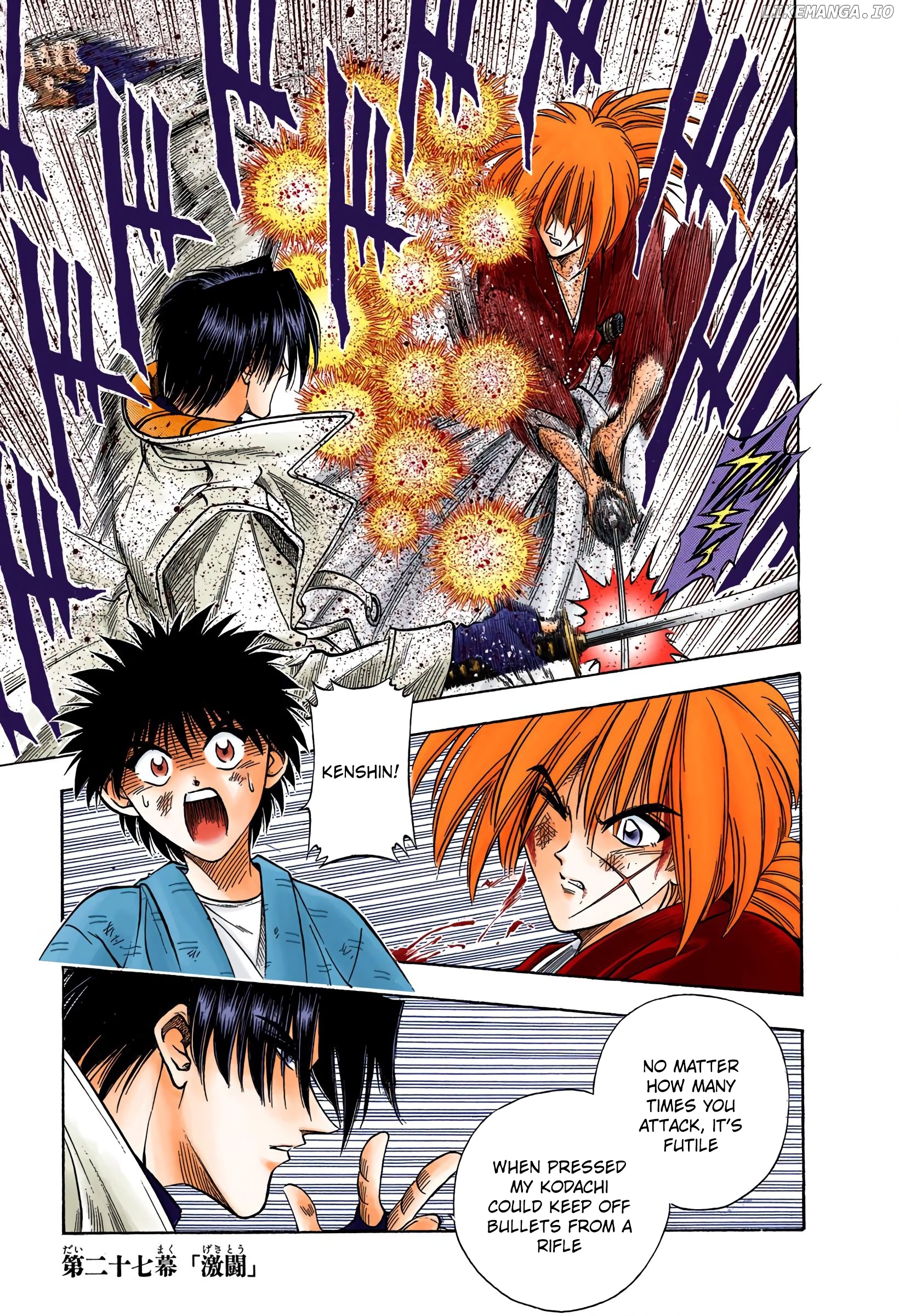 Rurouni Kenshin: Meiji Kenkaku Romantan - Digital Colored Comics chapter 27 - page 1