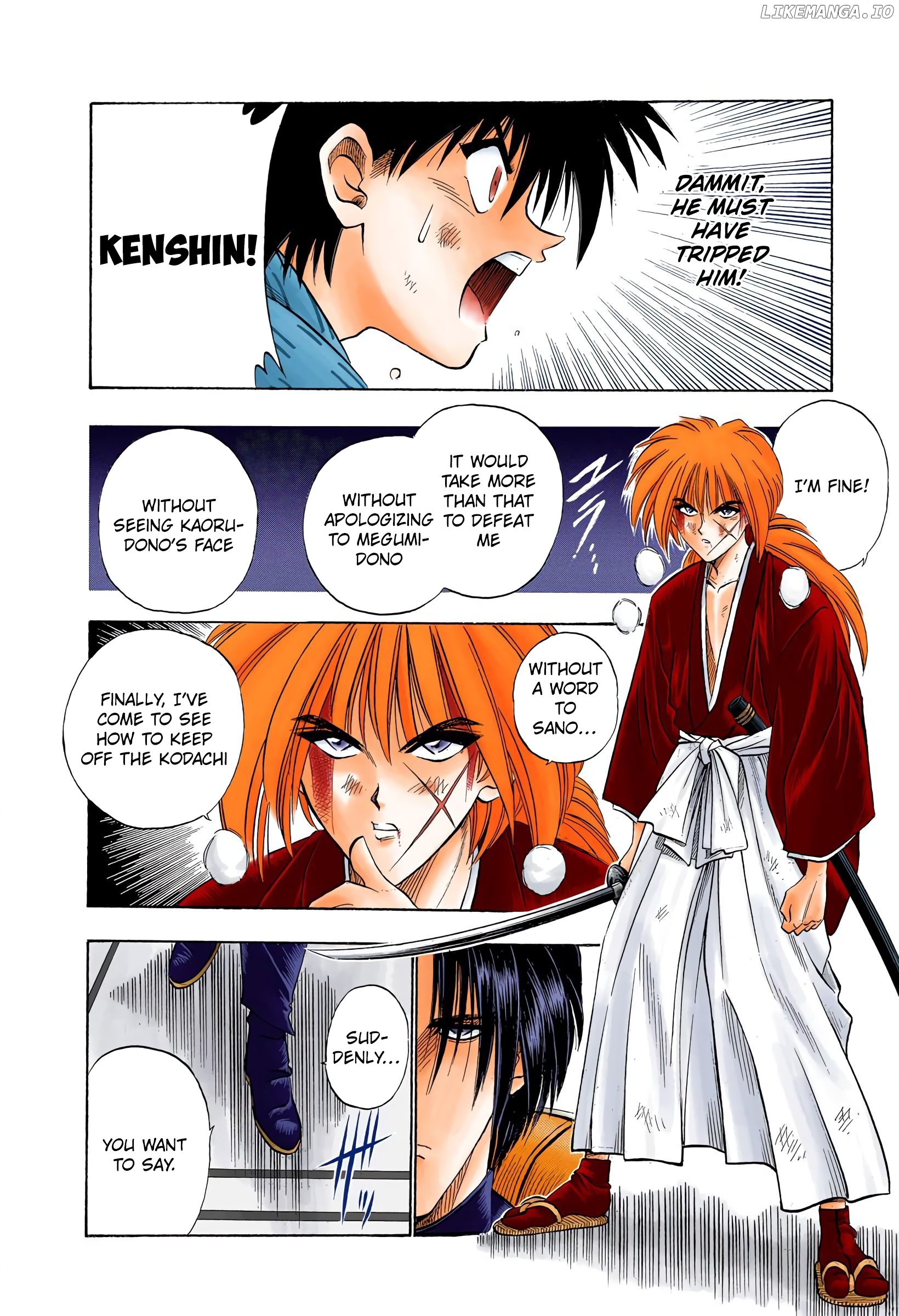 Rurouni Kenshin: Meiji Kenkaku Romantan - Digital Colored Comics chapter 27 - page 4