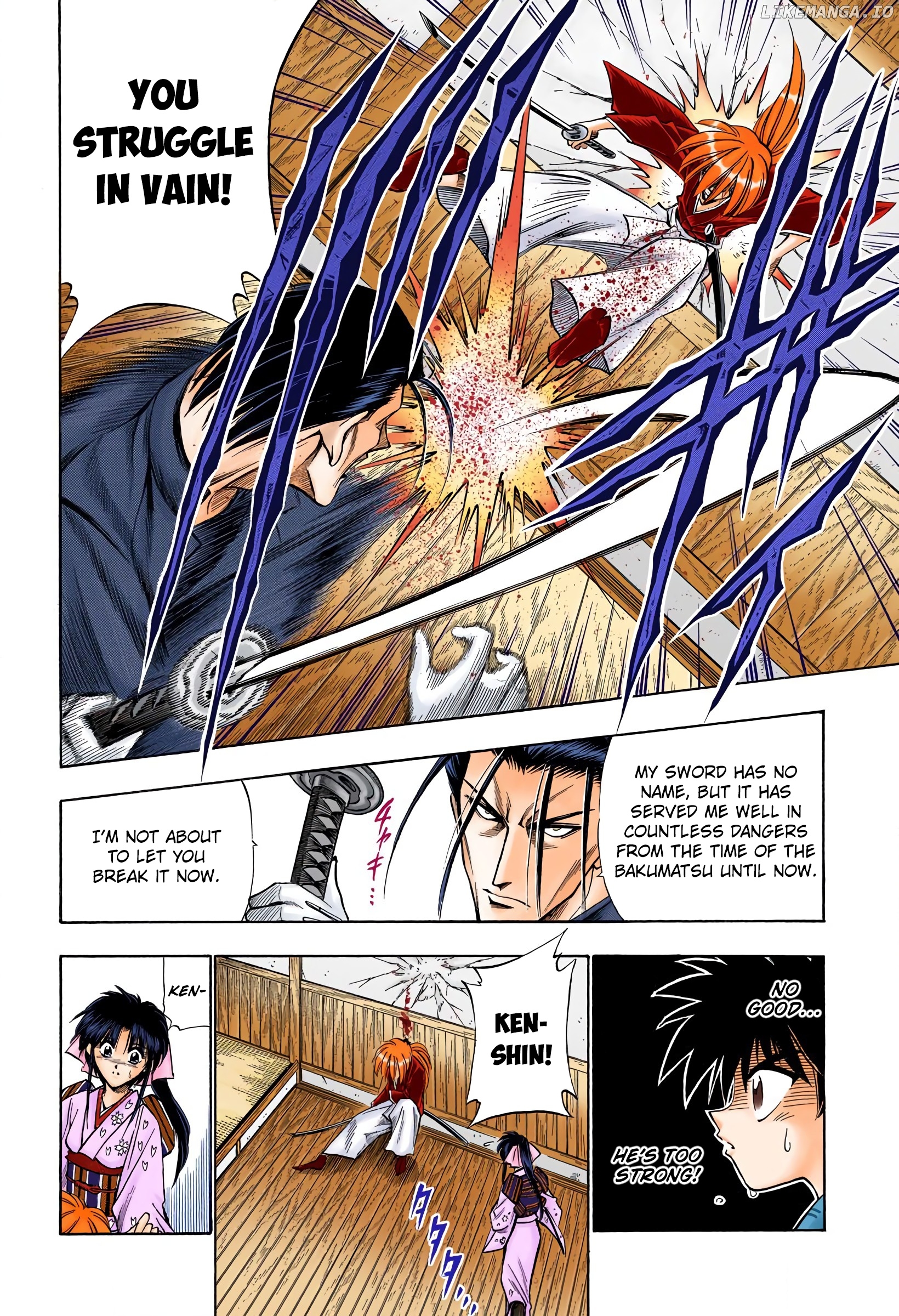 Rurouni Kenshin: Meiji Kenkaku Romantan - Digital Colored Comics chapter 53 - page 6
