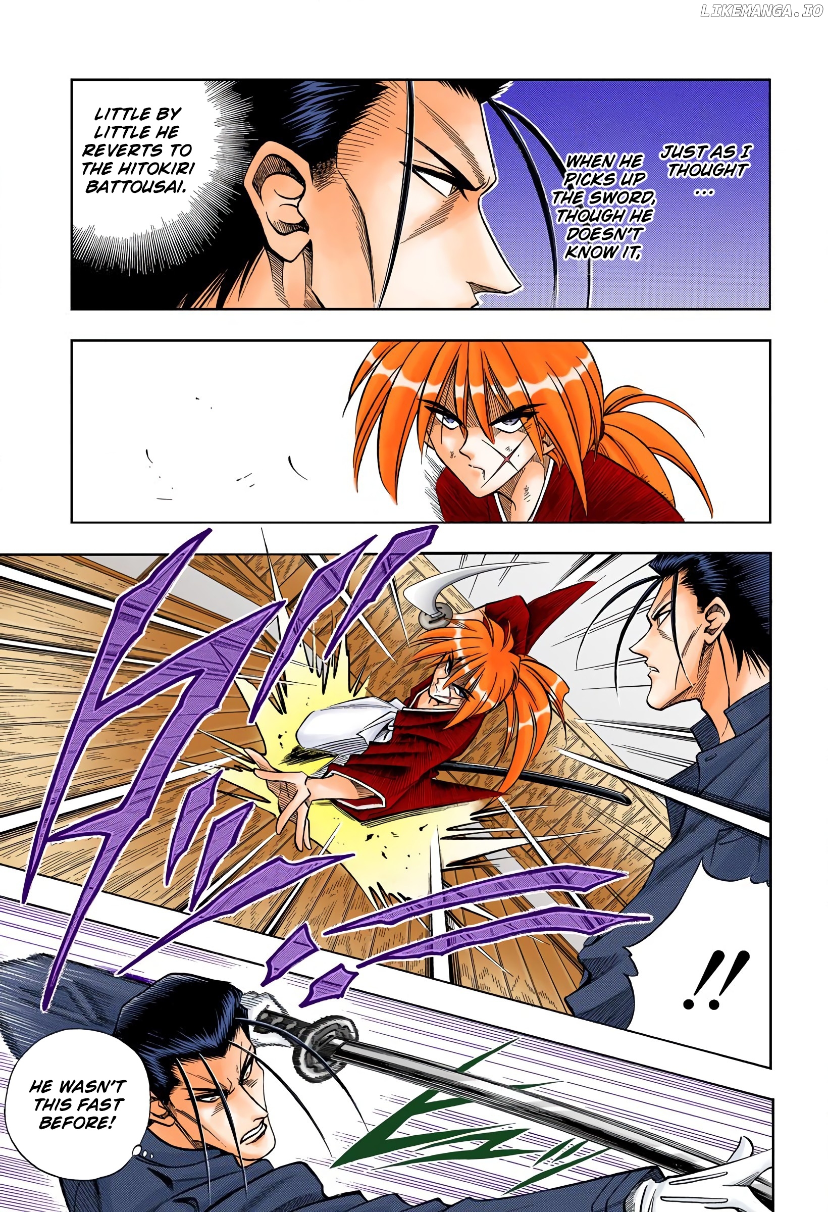 Rurouni Kenshin: Meiji Kenkaku Romantan - Digital Colored Comics chapter 53 - page 9