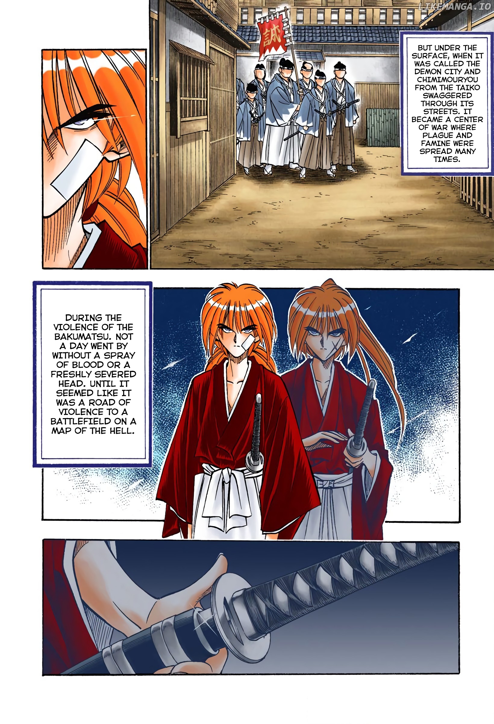 Rurouni Kenshin: Meiji Kenkaku Romantan - Digital Colored Comics chapter 74 - page 3