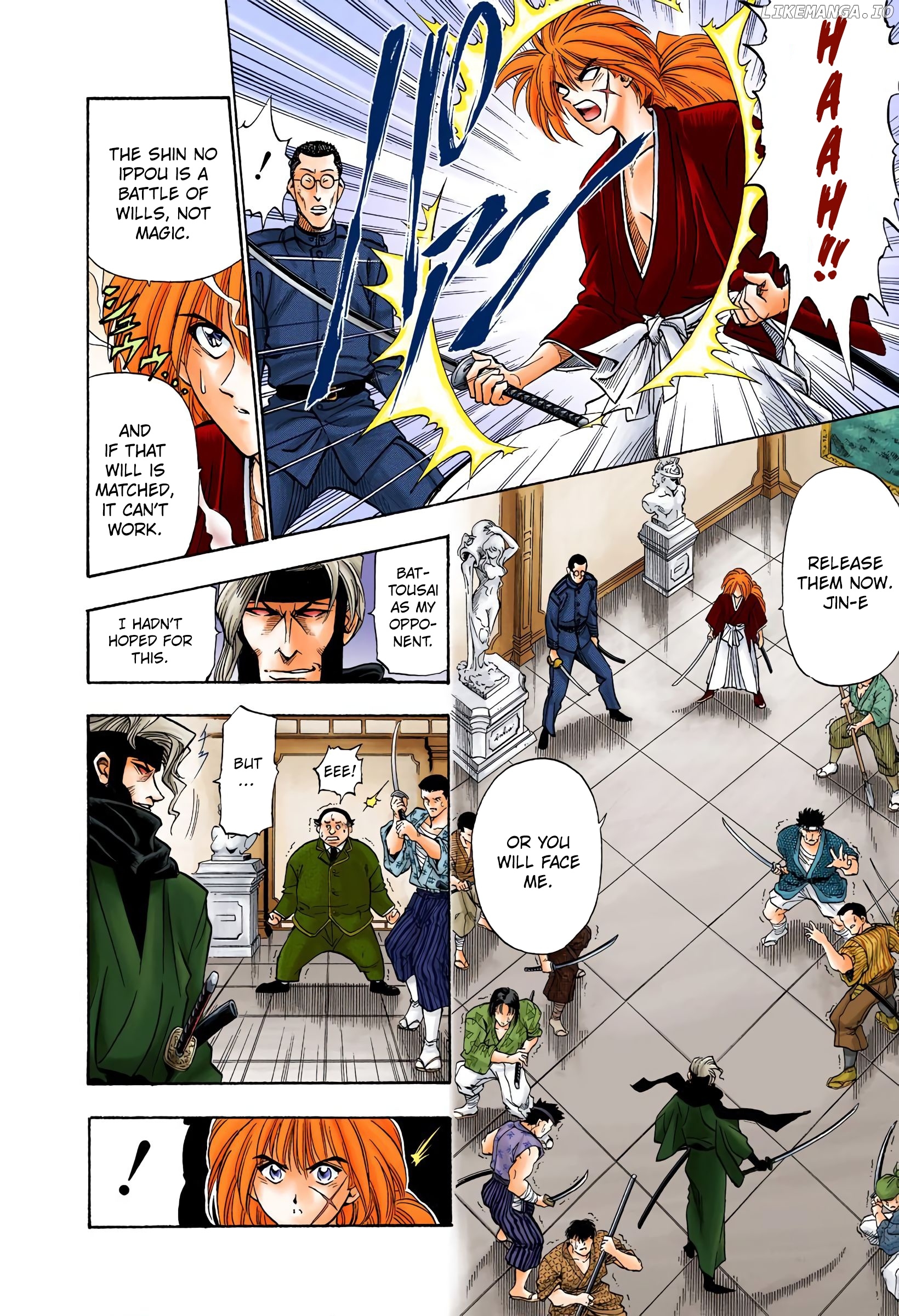 Rurouni Kenshin: Meiji Kenkaku Romantan - Digital Colored Comics chapter 10 - page 12