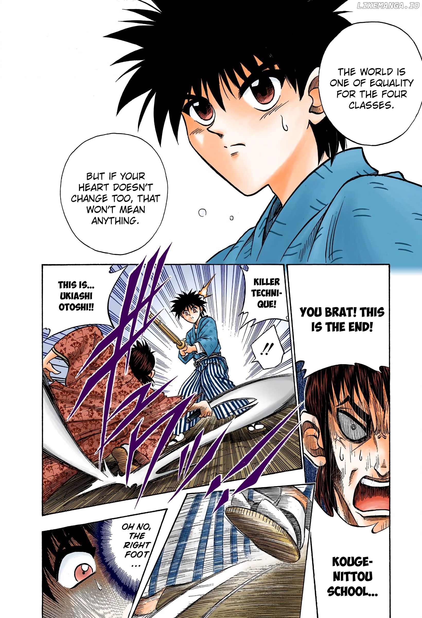 Rurouni Kenshin: Meiji Kenkaku Romantan - Digital Colored Comics chapter 33 - page 14
