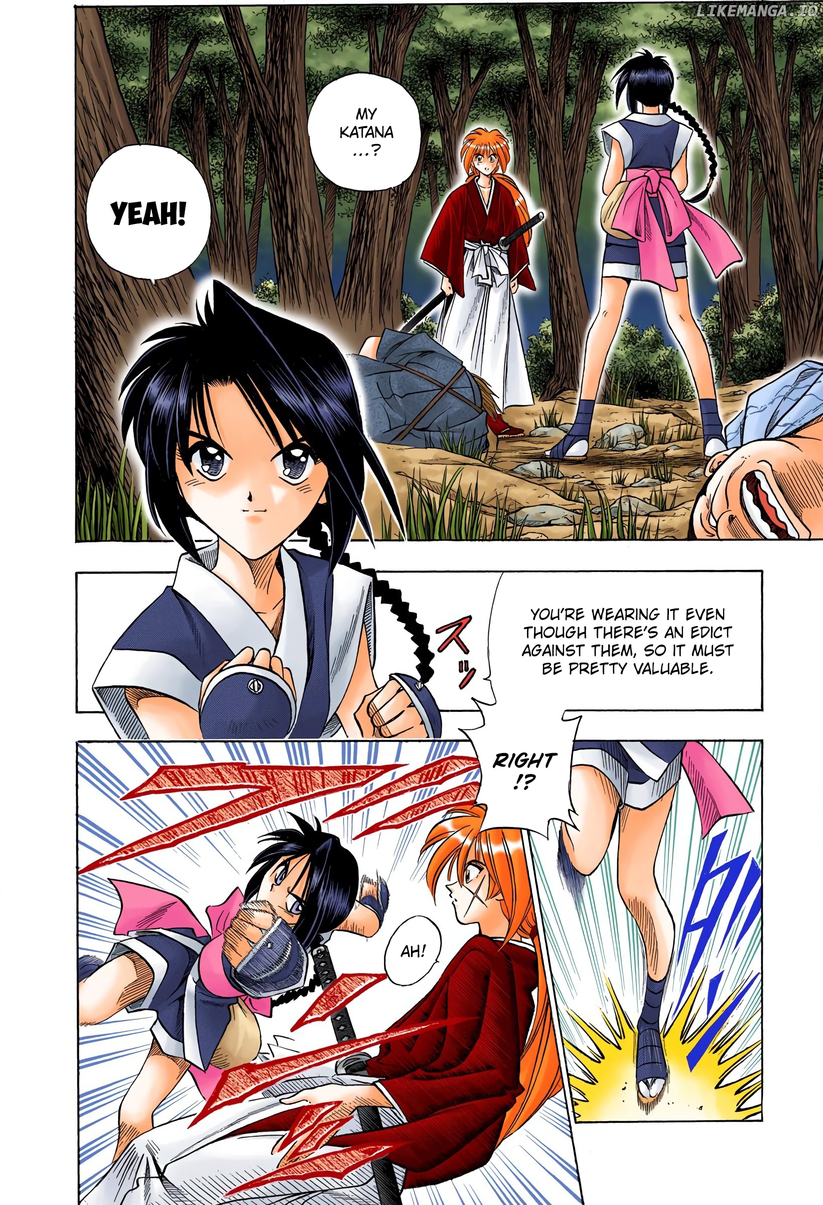 Rurouni Kenshin: Meiji Kenkaku Romantan - Digital Colored Comics chapter 63 - page 2