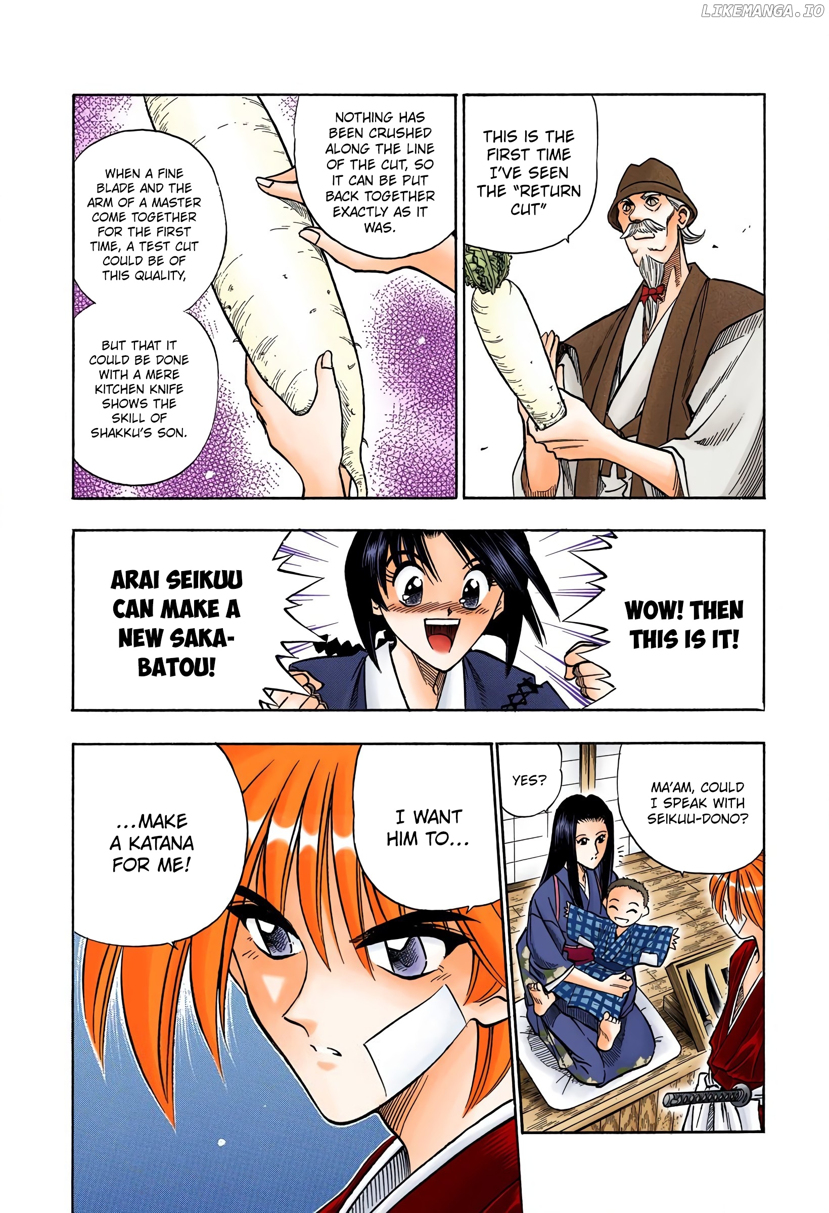 Rurouni Kenshin: Meiji Kenkaku Romantan - Digital Colored Comics chapter 75 - page 14