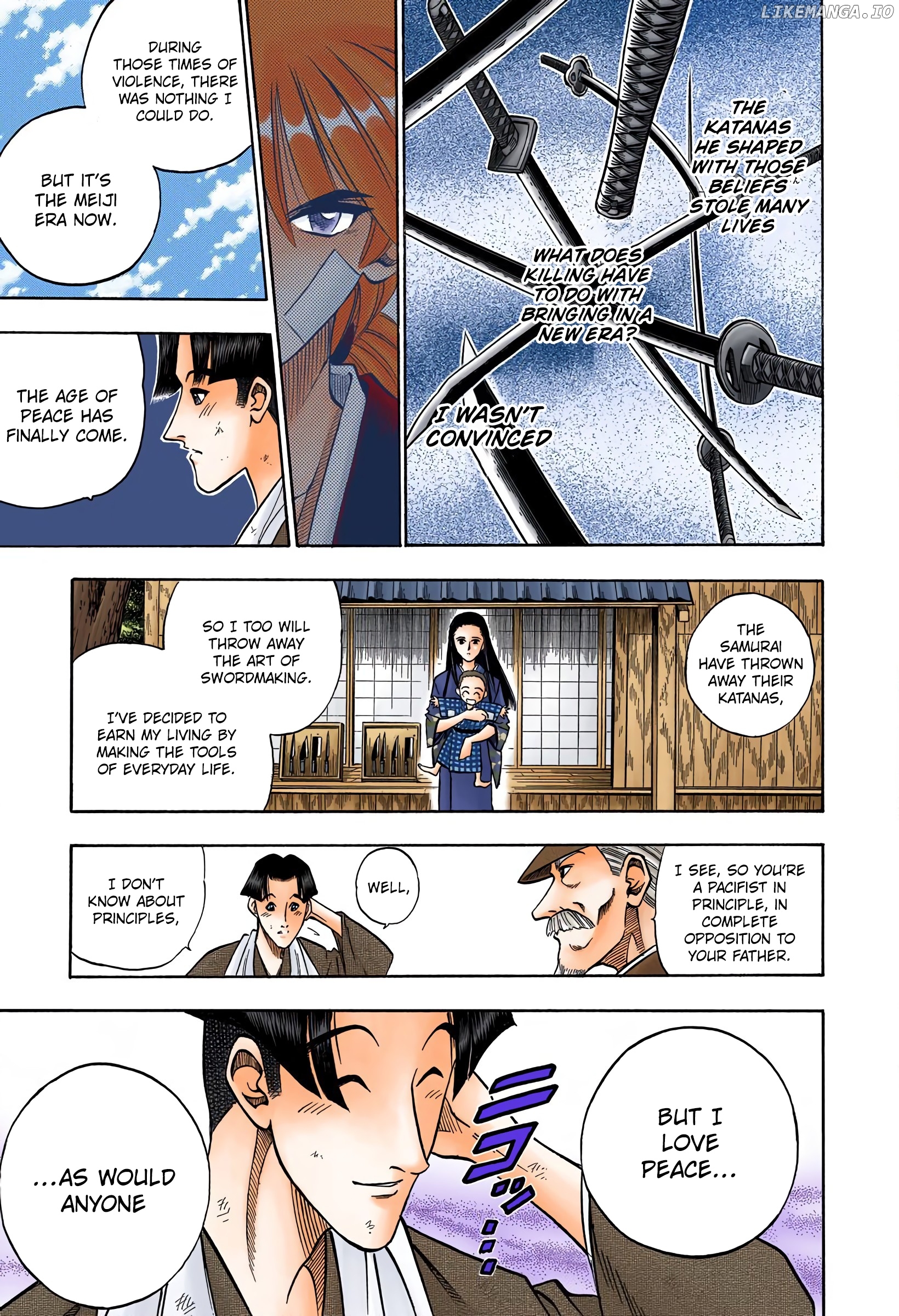 Rurouni Kenshin: Meiji Kenkaku Romantan - Digital Colored Comics chapter 75 - page 17