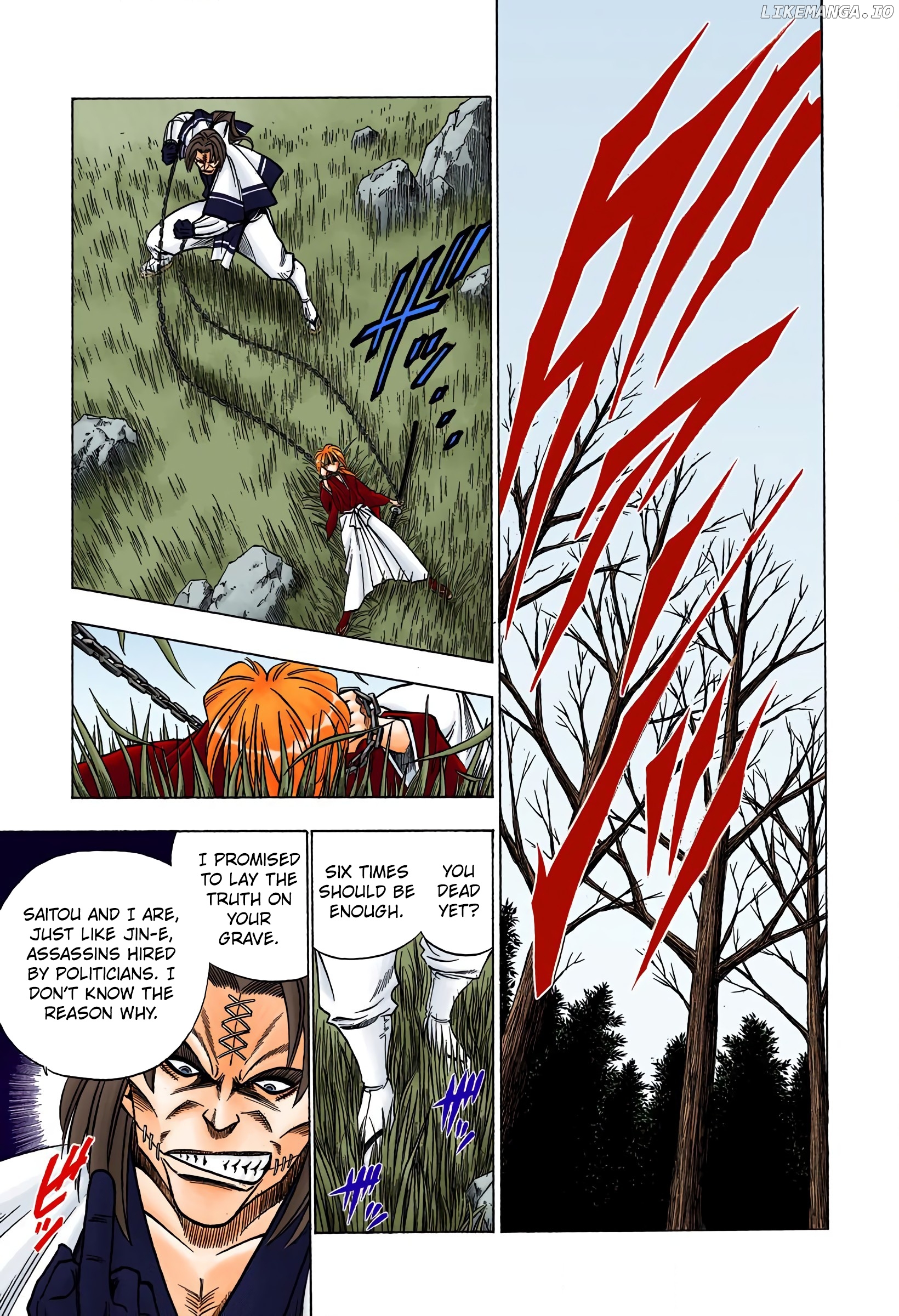 Rurouni Kenshin: Meiji Kenkaku Romantan - Digital Colored Comics chapter 51 - page 13