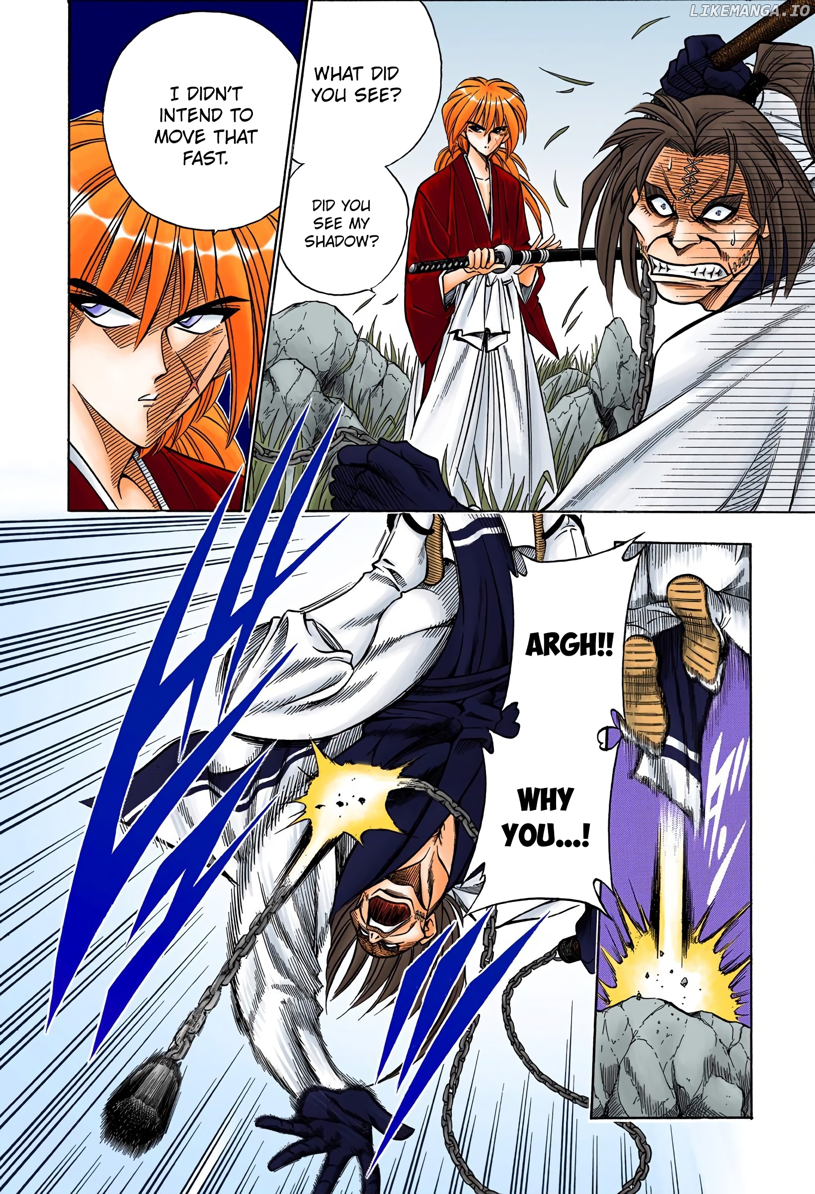 Rurouni Kenshin: Meiji Kenkaku Romantan - Digital Colored Comics chapter 51 - page 4