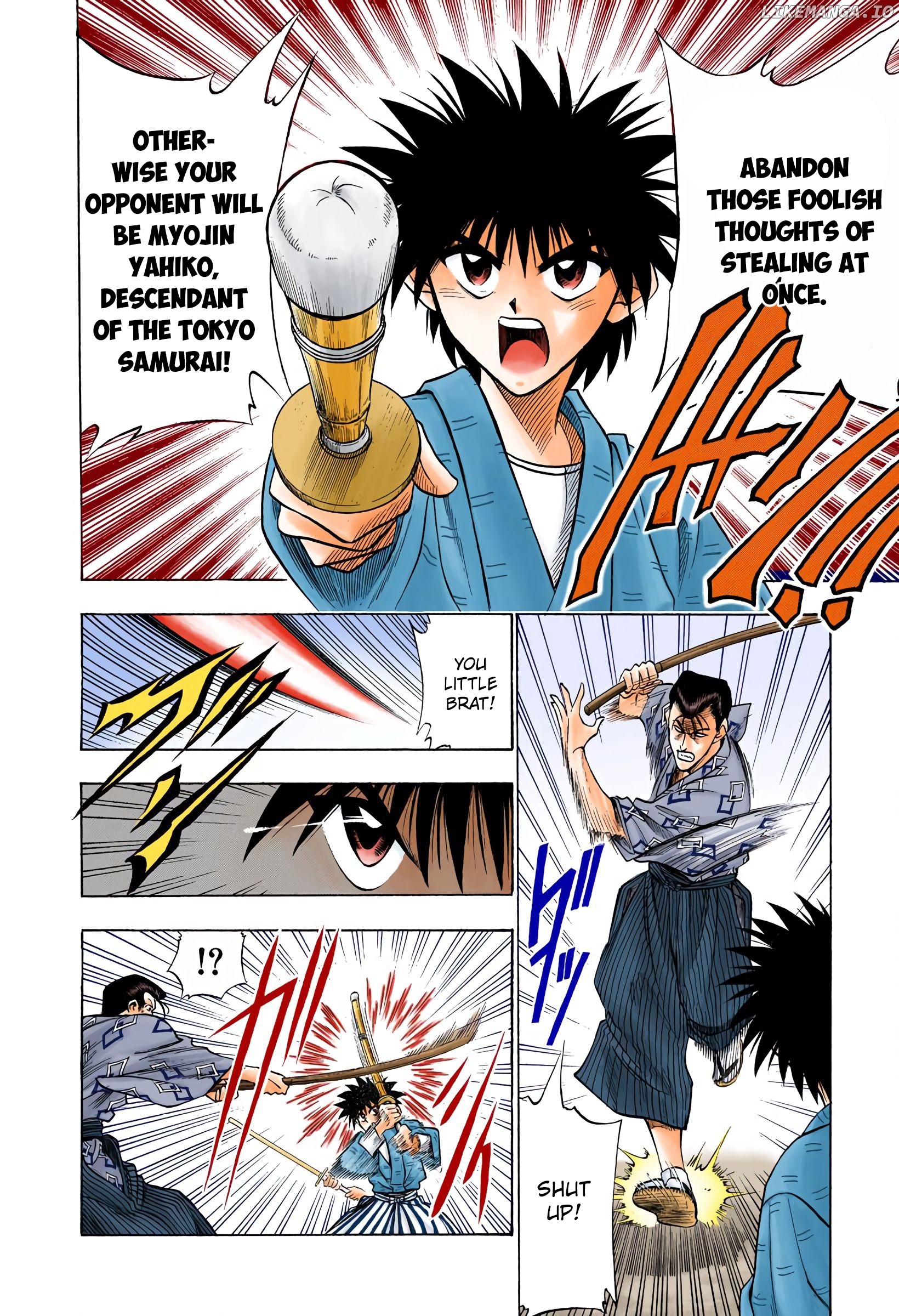 Rurouni Kenshin: Meiji Kenkaku Romantan - Digital Colored Comics chapter 32 - page 4