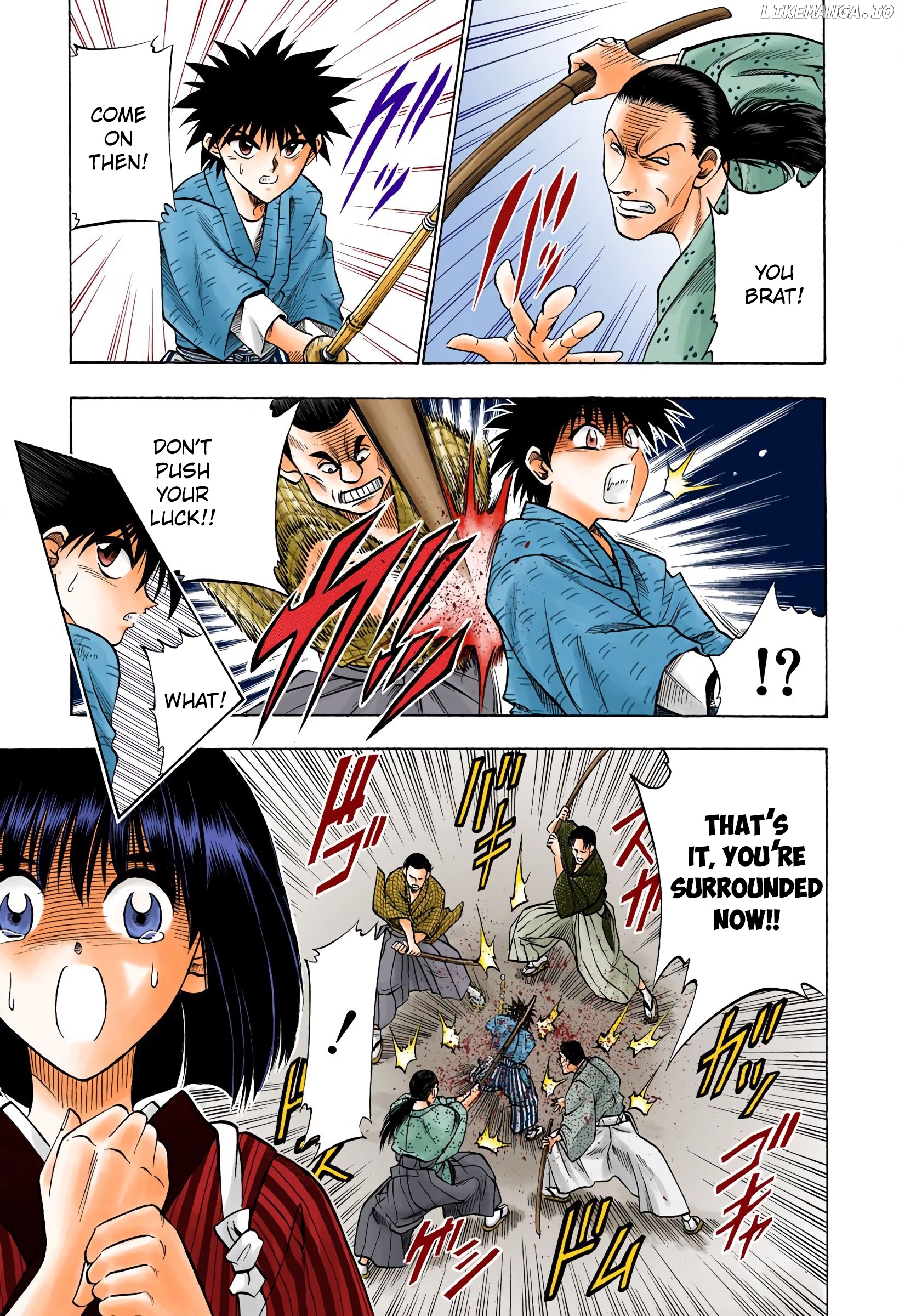 Rurouni Kenshin: Meiji Kenkaku Romantan - Digital Colored Comics chapter 32 - page 7