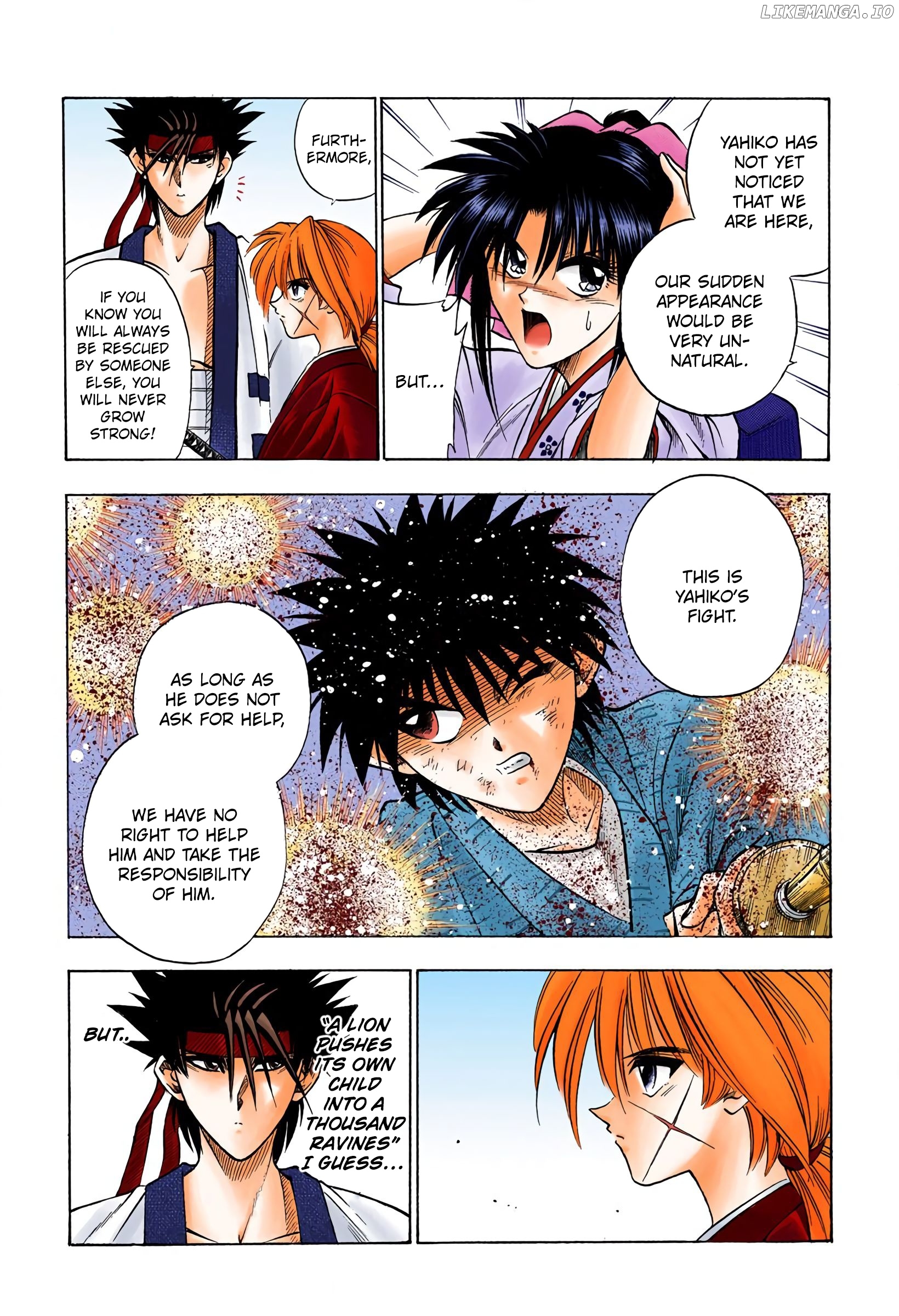 Rurouni Kenshin: Meiji Kenkaku Romantan - Digital Colored Comics chapter 32 - page 9