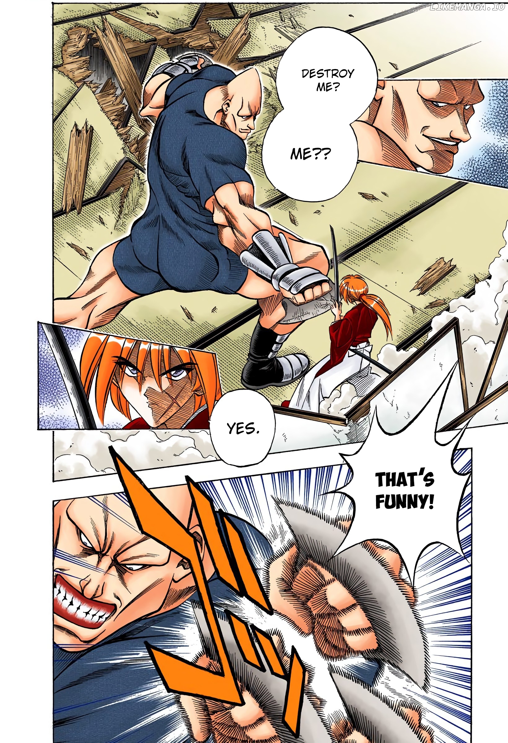 Rurouni Kenshin: Meiji Kenkaku Romantan - Digital Colored Comics chapter 69 - page 2
