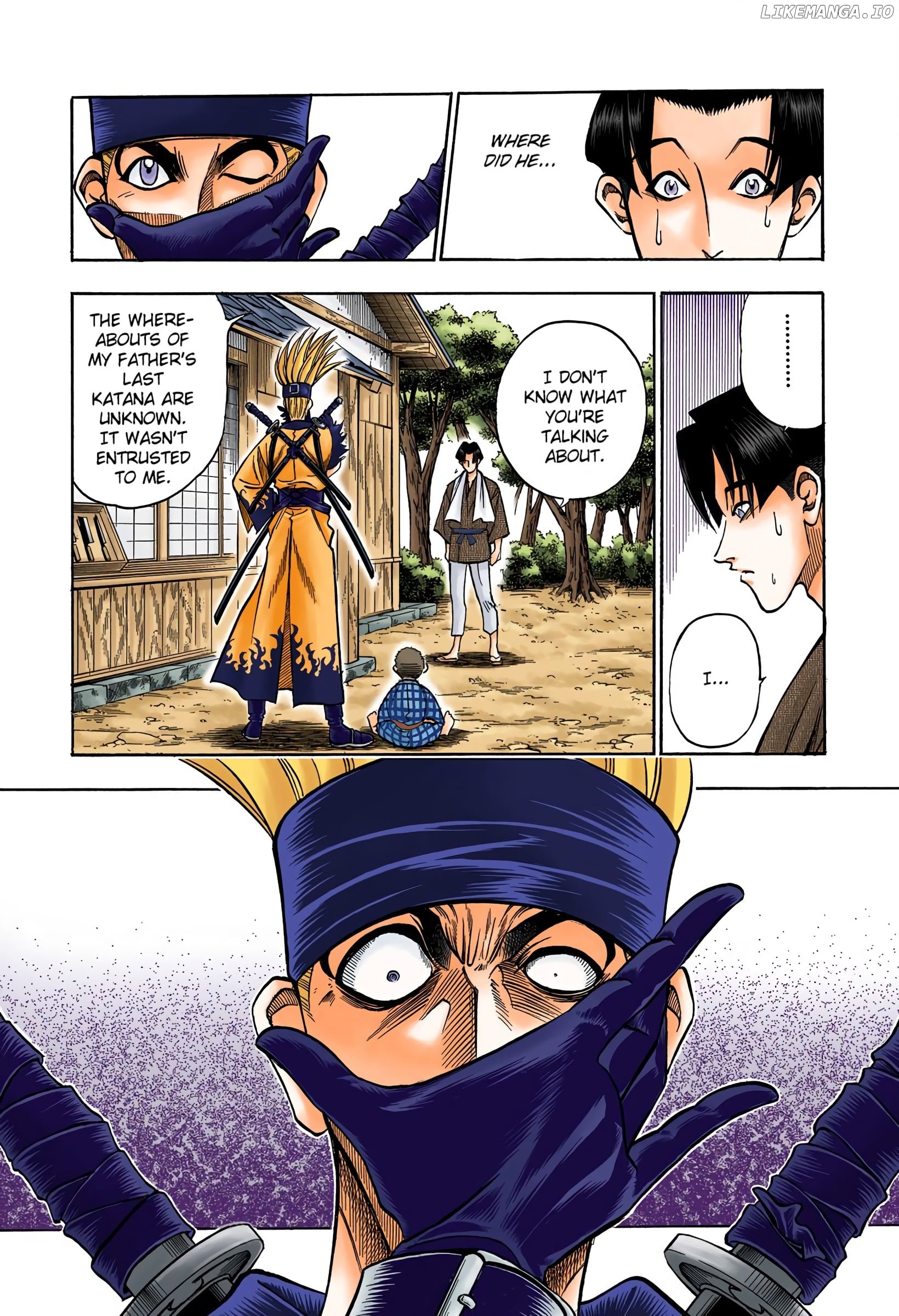Rurouni Kenshin: Meiji Kenkaku Romantan - Digital Colored Comics chapter 77 - page 4