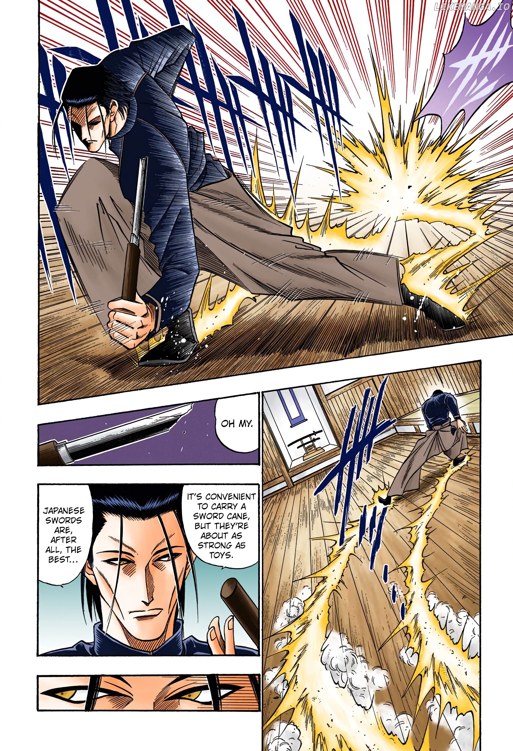 Rurouni Kenshin: Meiji Kenkaku Romantan - Digital Colored Comics chapter 49 - page 4