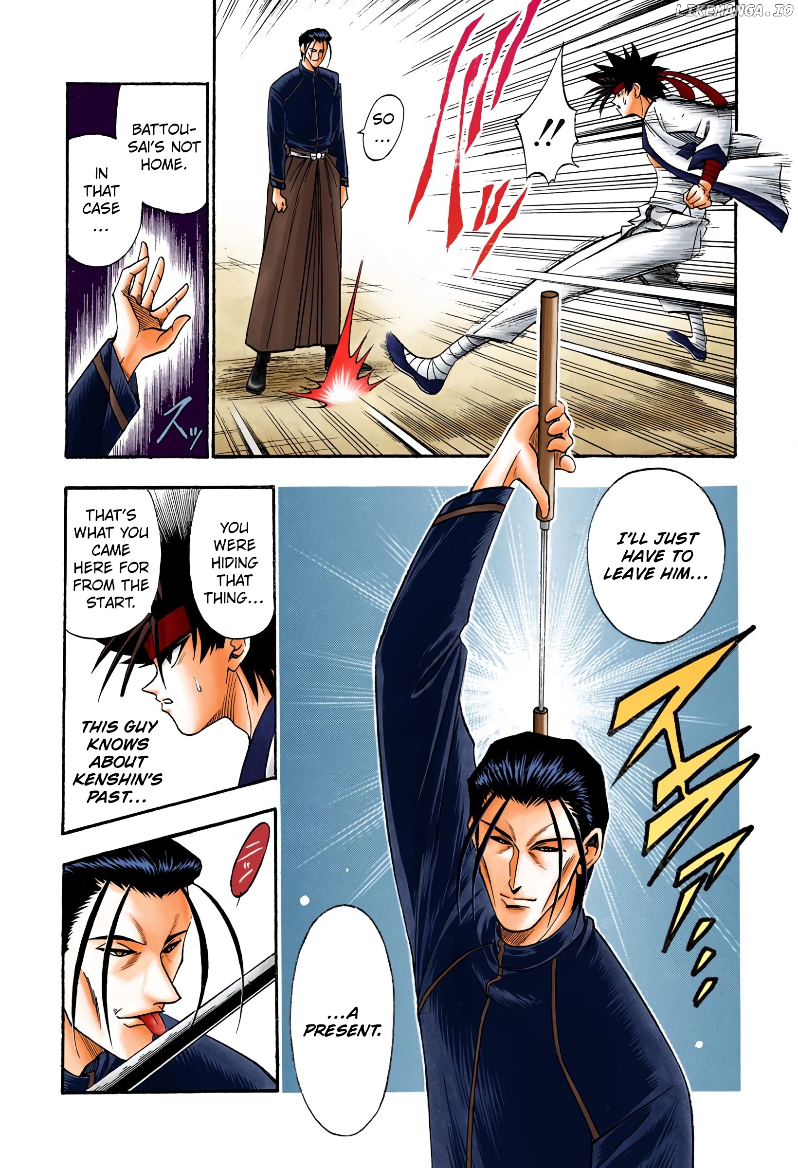 Rurouni Kenshin: Meiji Kenkaku Romantan - Digital Colored Comics chapter 48 - page 19