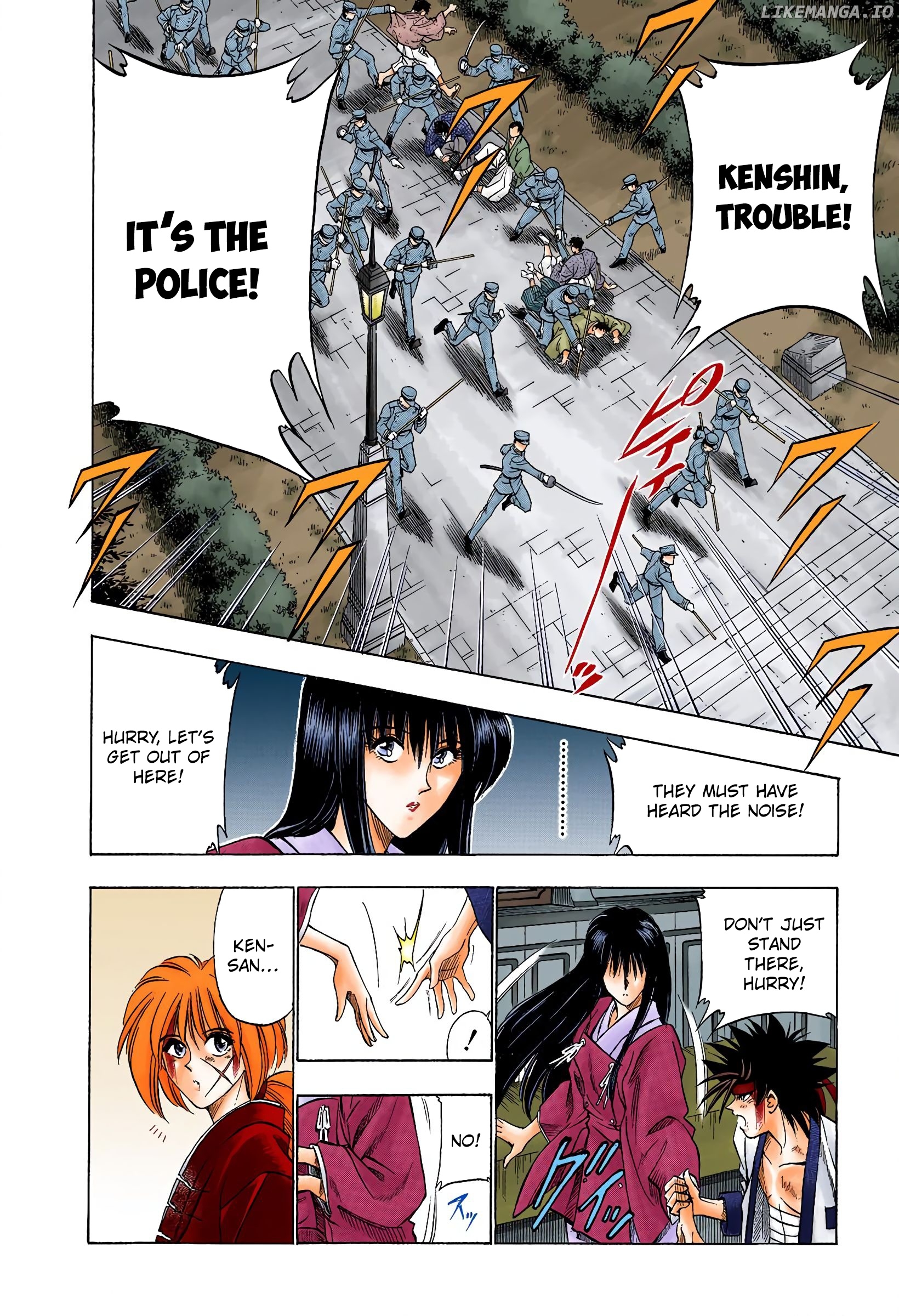 Rurouni Kenshin: Meiji Kenkaku Romantan - Digital Colored Comics chapter 29 - page 10
