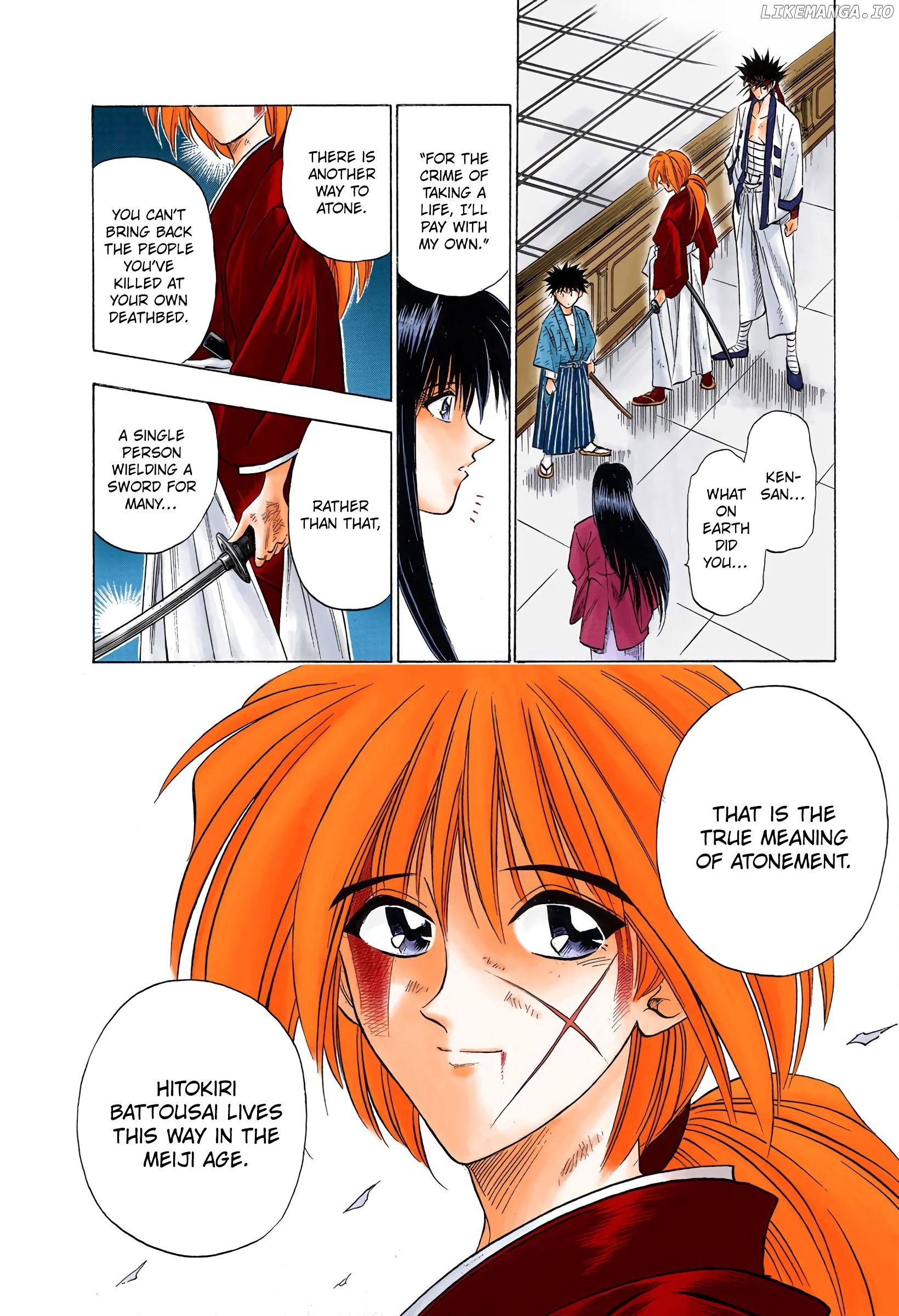 Rurouni Kenshin: Meiji Kenkaku Romantan - Digital Colored Comics chapter 29 - page 18