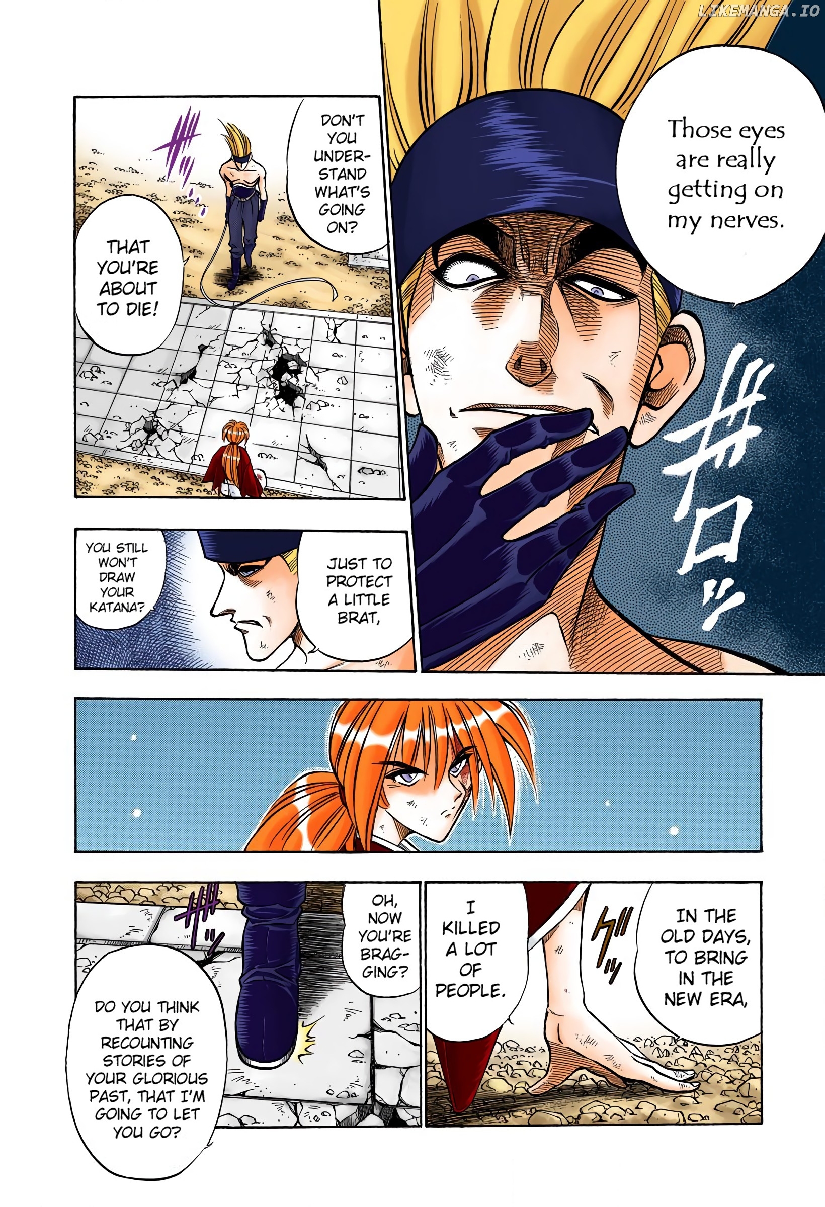 Rurouni Kenshin: Meiji Kenkaku Romantan - Digital Colored Comics chapter 79 - page 14
