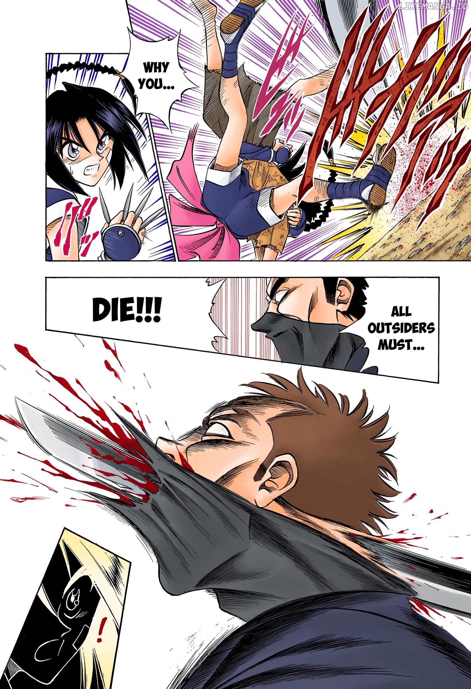 Rurouni Kenshin: Meiji Kenkaku Romantan - Digital Colored Comics chapter 66 - page 18