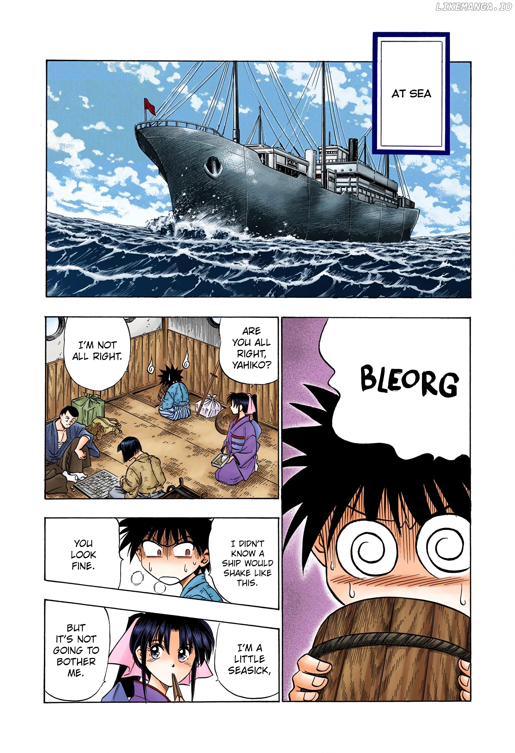 Rurouni Kenshin: Meiji Kenkaku Romantan - Digital Colored Comics chapter 65 - page 8