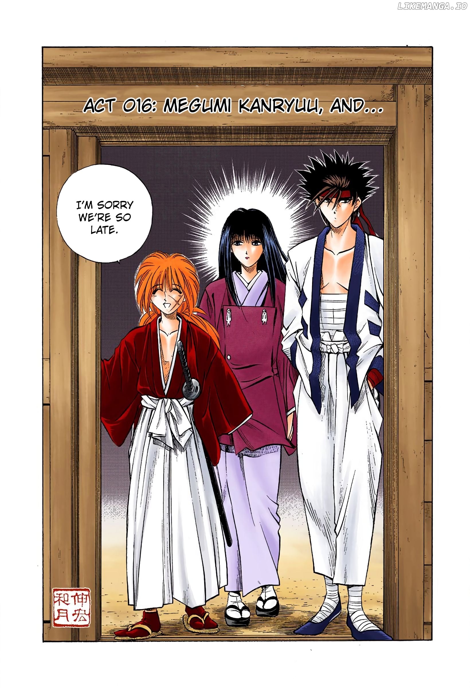 Rurouni Kenshin: Meiji Kenkaku Romantan - Digital Colored Comics chapter 16 - page 7