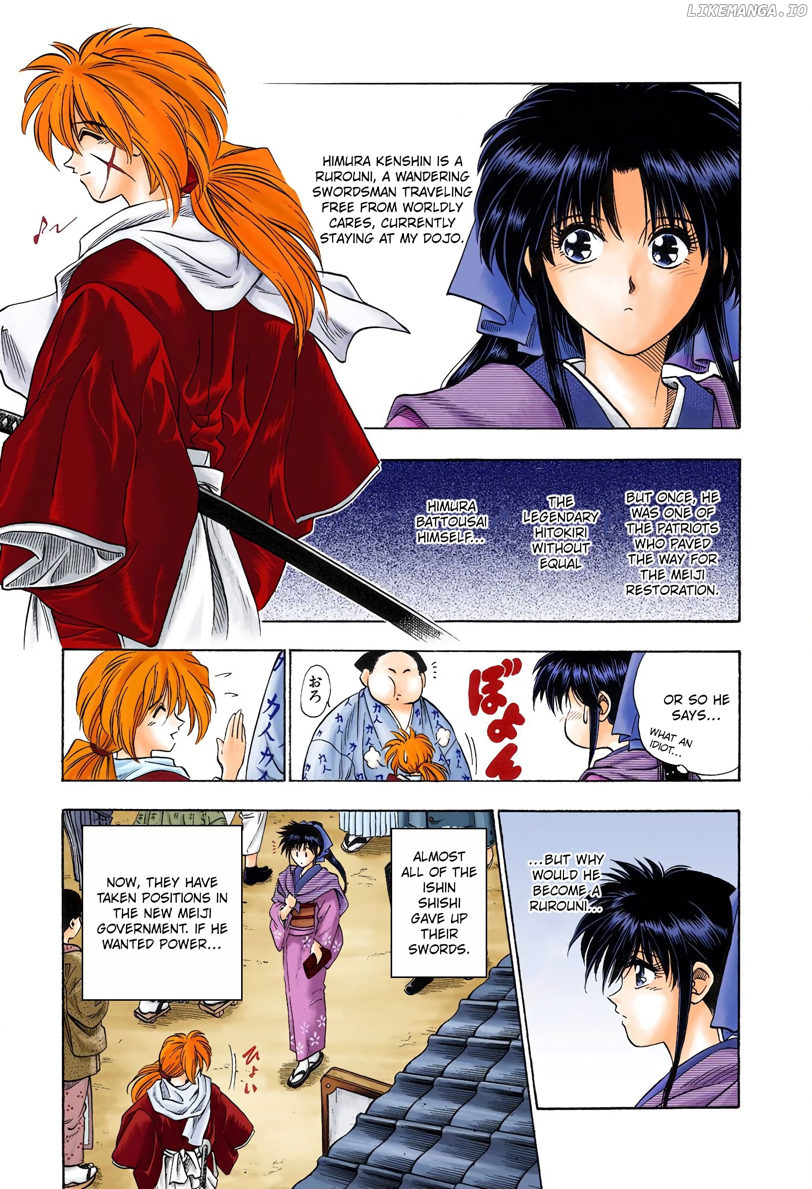 Rurouni Kenshin: Meiji Kenkaku Romantan - Digital Colored Comics chapter 2 - page 3