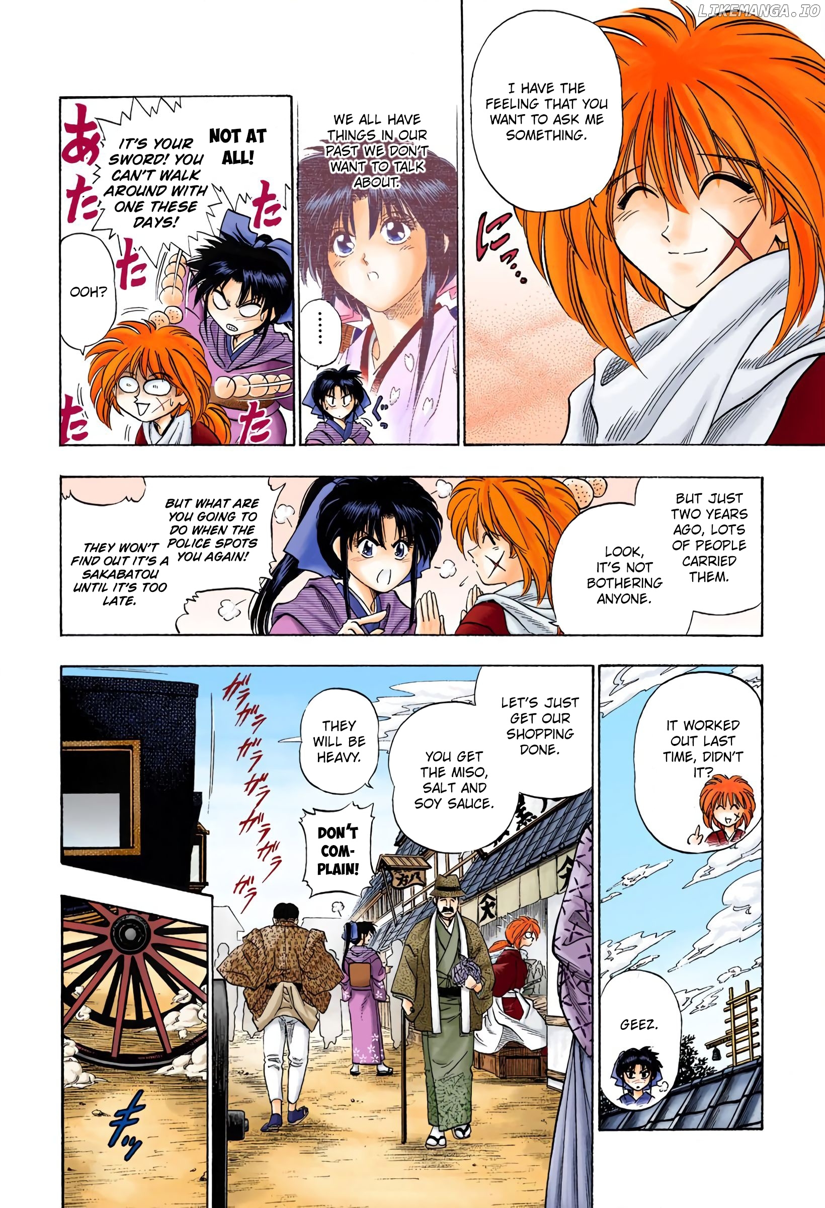 Rurouni Kenshin: Meiji Kenkaku Romantan - Digital Colored Comics chapter 2 - page 4