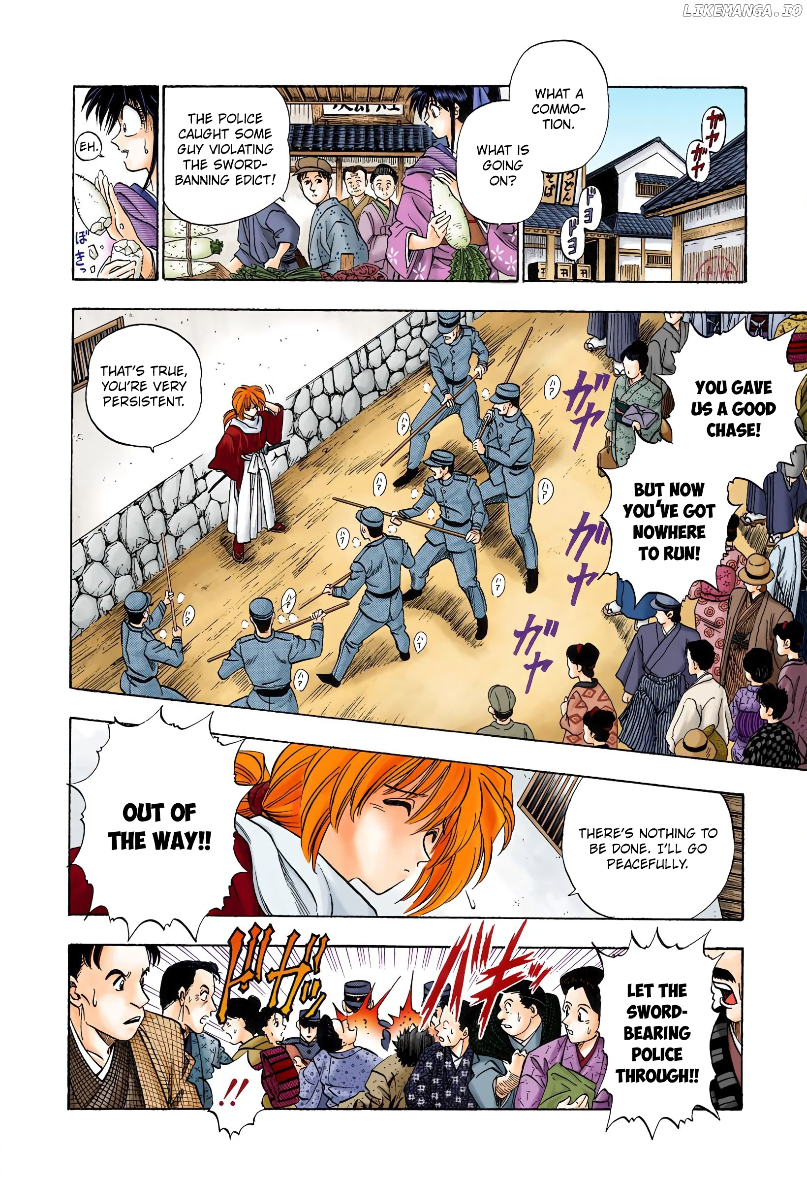 Rurouni Kenshin: Meiji Kenkaku Romantan - Digital Colored Comics chapter 2 - page 6
