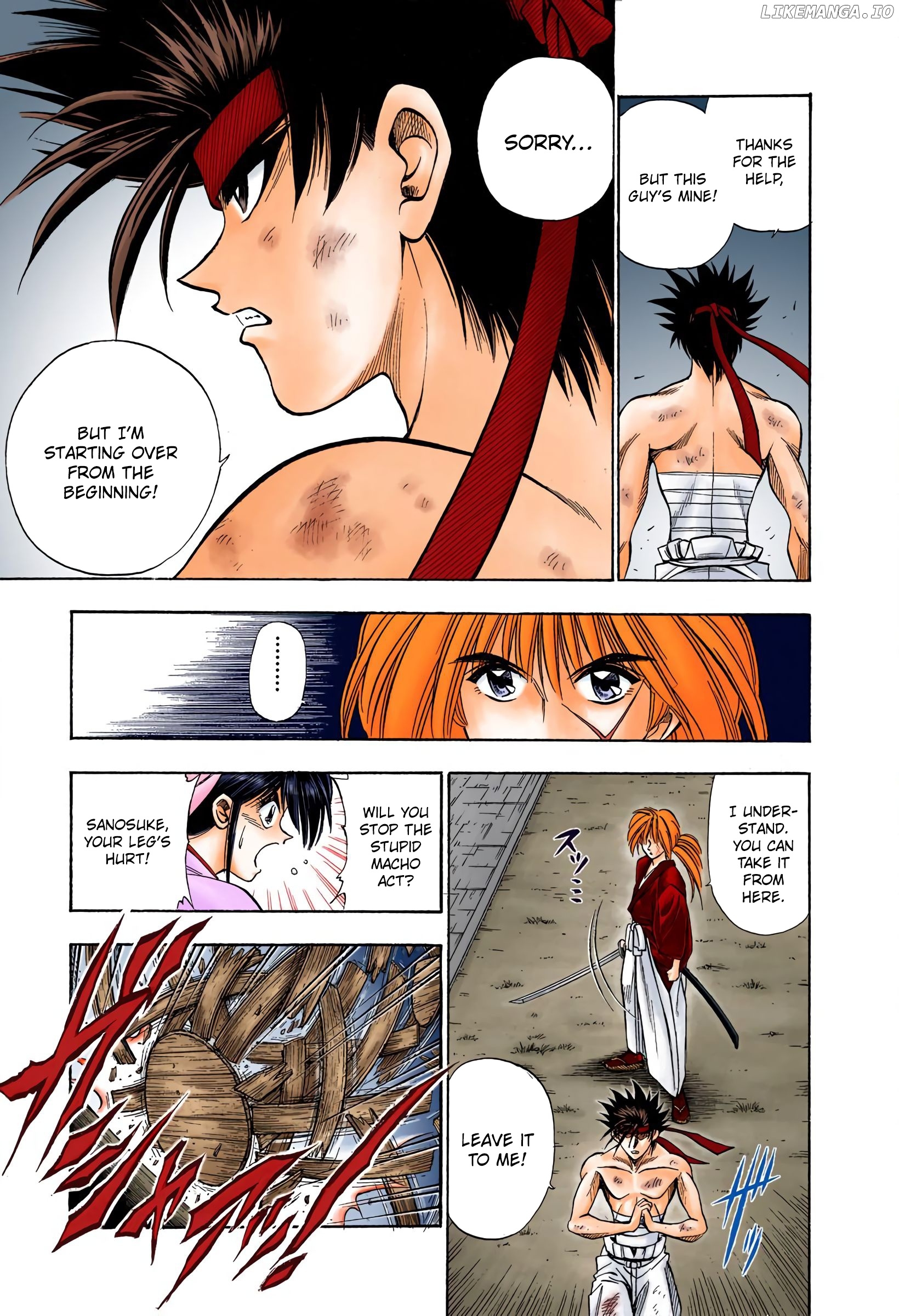 Rurouni Kenshin: Meiji Kenkaku Romantan - Digital Colored Comics chapter 18 - page 3