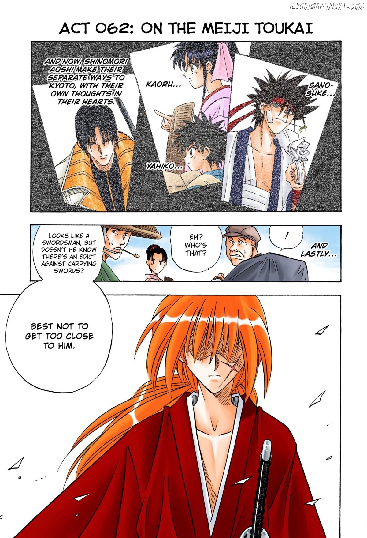 Rurouni Kenshin: Meiji Kenkaku Romantan - Digital Colored Comics chapter 62 - page 1