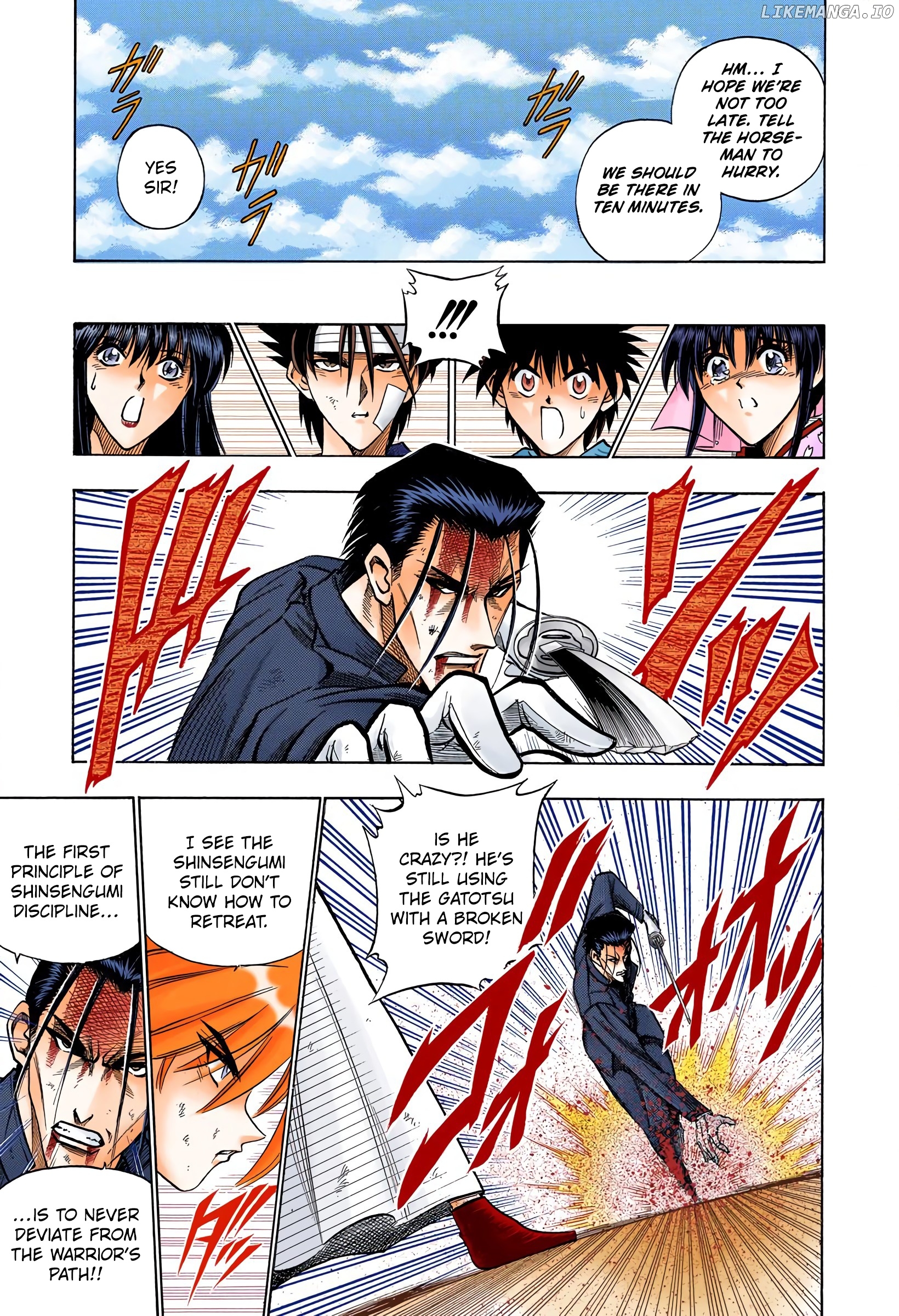 Rurouni Kenshin: Meiji Kenkaku Romantan - Digital Colored Comics chapter 54 - page 8