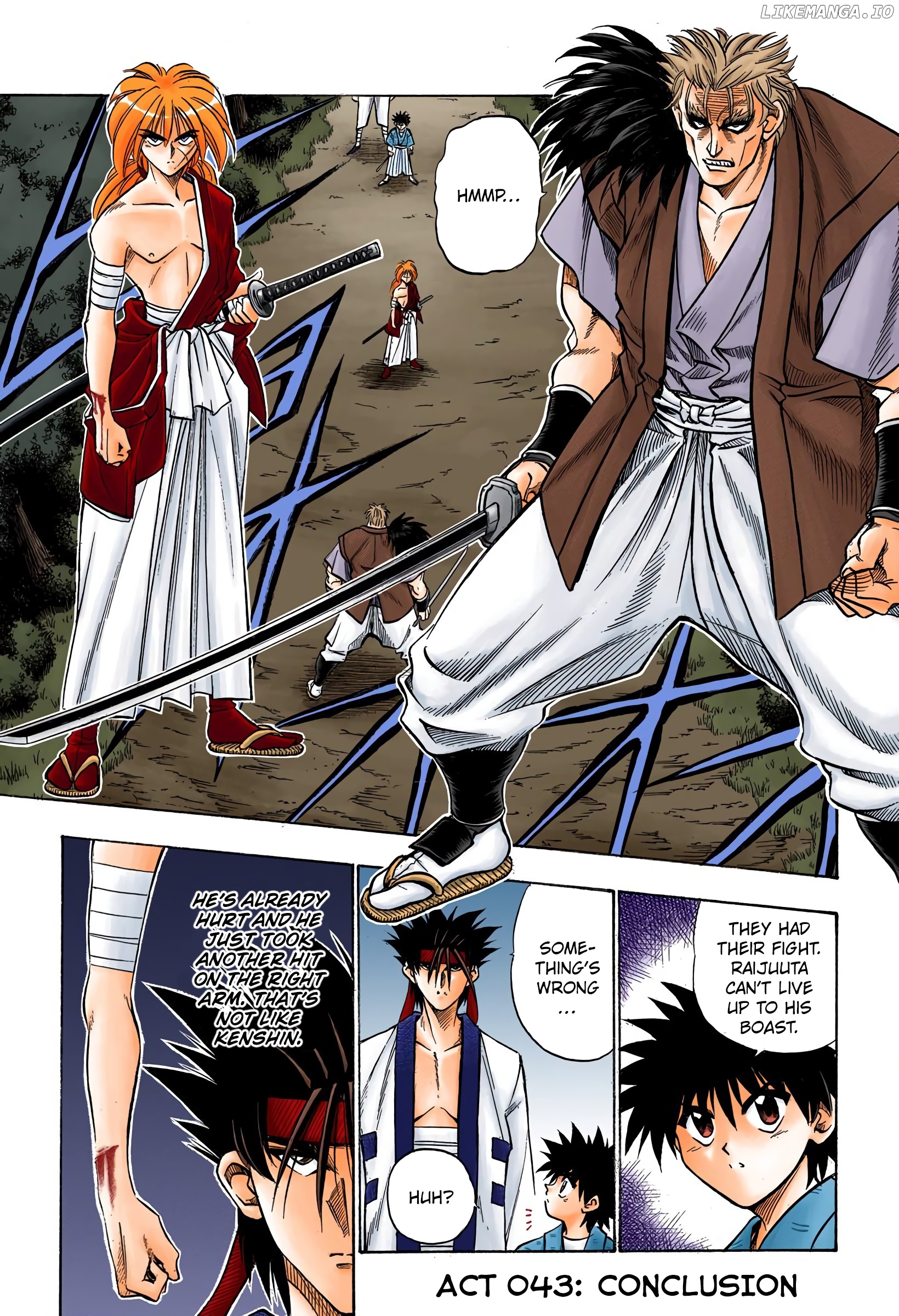 Rurouni Kenshin: Meiji Kenkaku Romantan - Digital Colored Comics chapter 43 - page 1