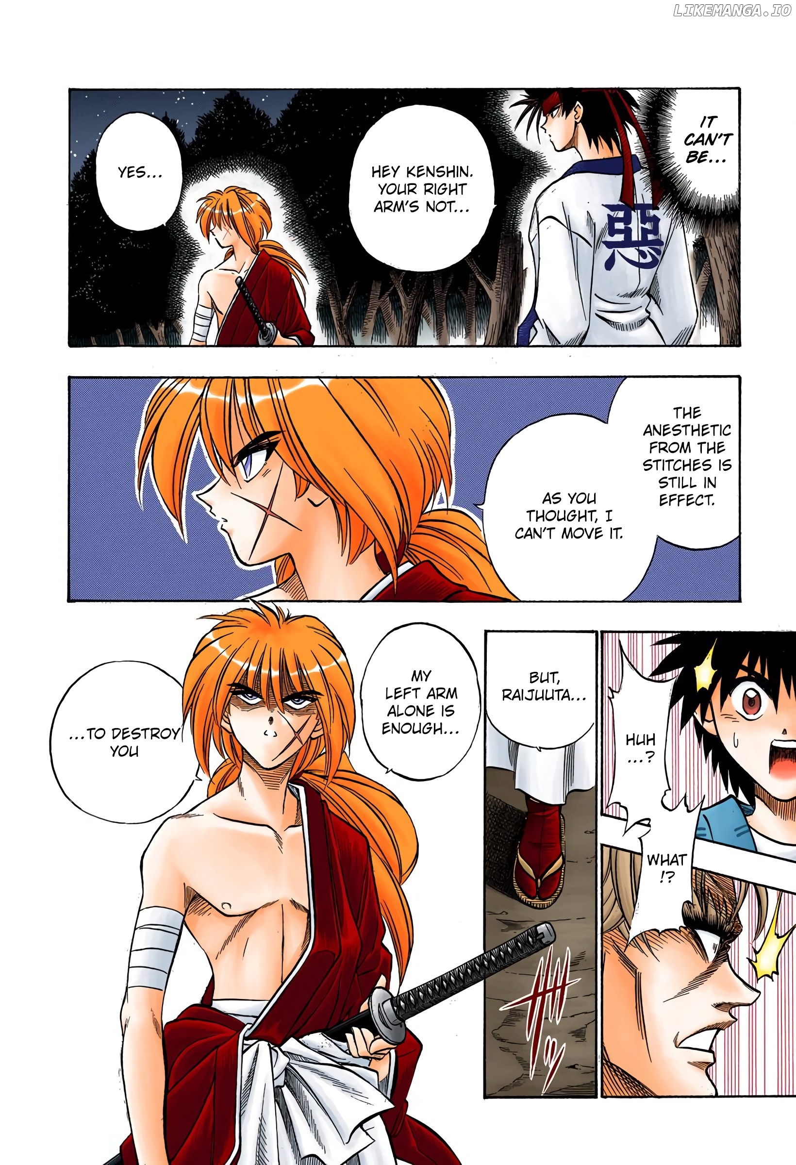 Rurouni Kenshin: Meiji Kenkaku Romantan - Digital Colored Comics chapter 43 - page 2