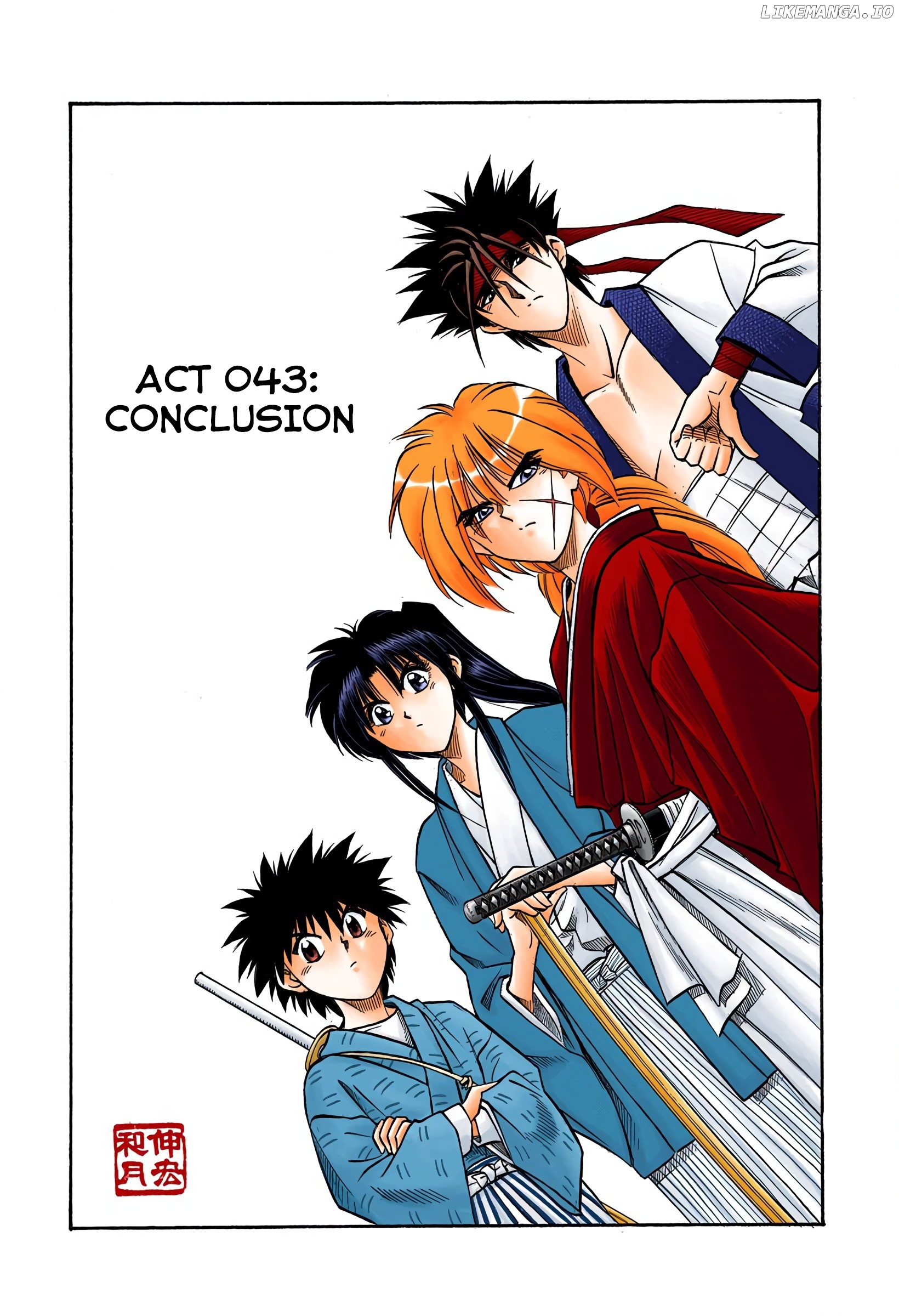 Rurouni Kenshin: Meiji Kenkaku Romantan - Digital Colored Comics chapter 43 - page 3