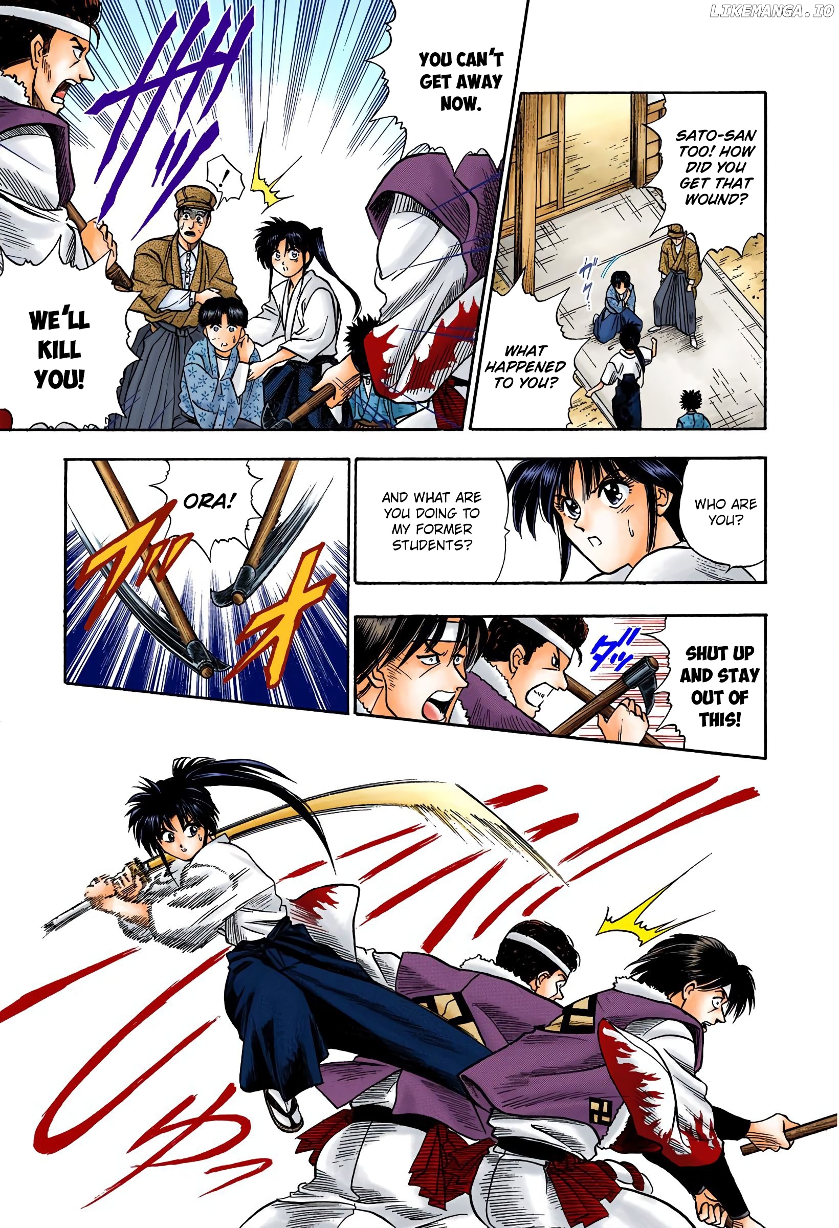 Rurouni Kenshin: Meiji Kenkaku Romantan - Digital Colored Comics chapter 4 - page 6