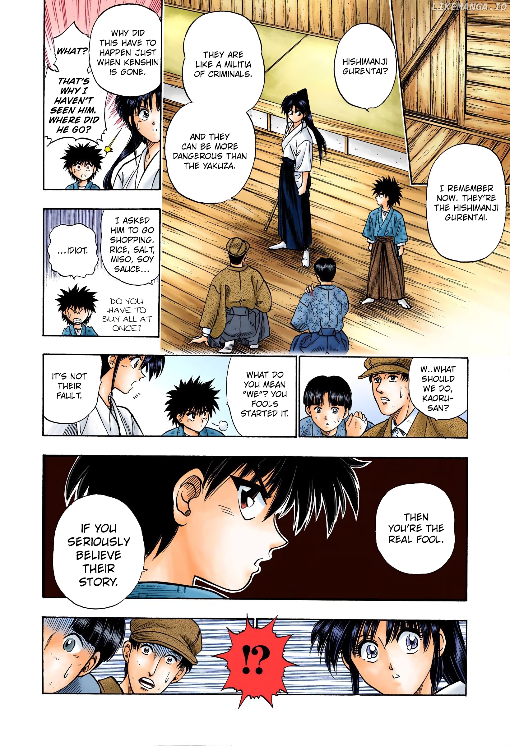 Rurouni Kenshin: Meiji Kenkaku Romantan - Digital Colored Comics chapter 4 - page 9
