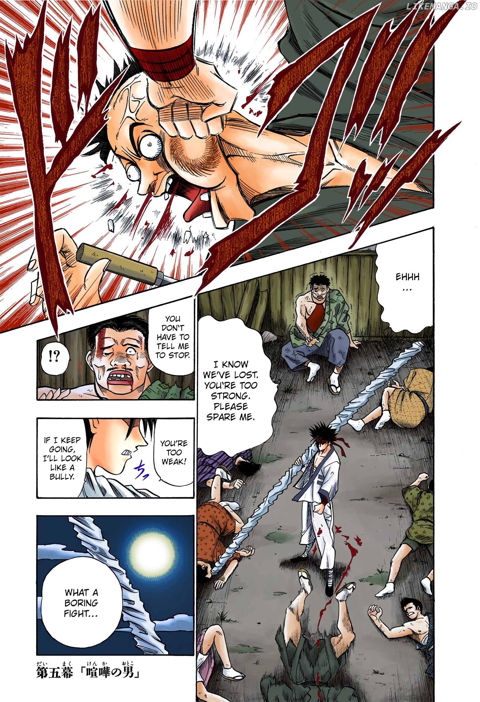 Rurouni Kenshin: Meiji Kenkaku Romantan - Digital Colored Comics chapter 5 - page 1