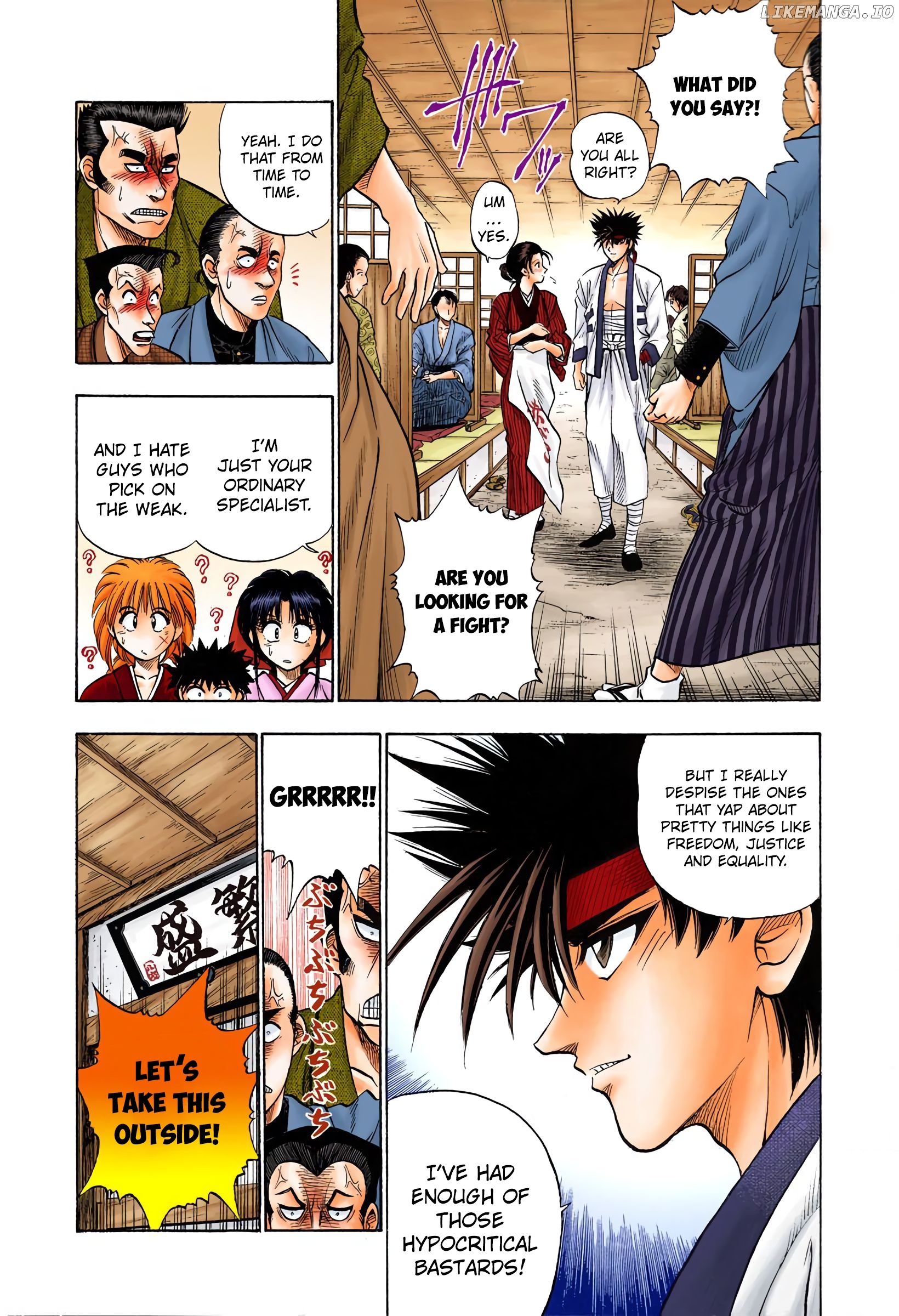 Rurouni Kenshin: Meiji Kenkaku Romantan - Digital Colored Comics chapter 5 - page 9