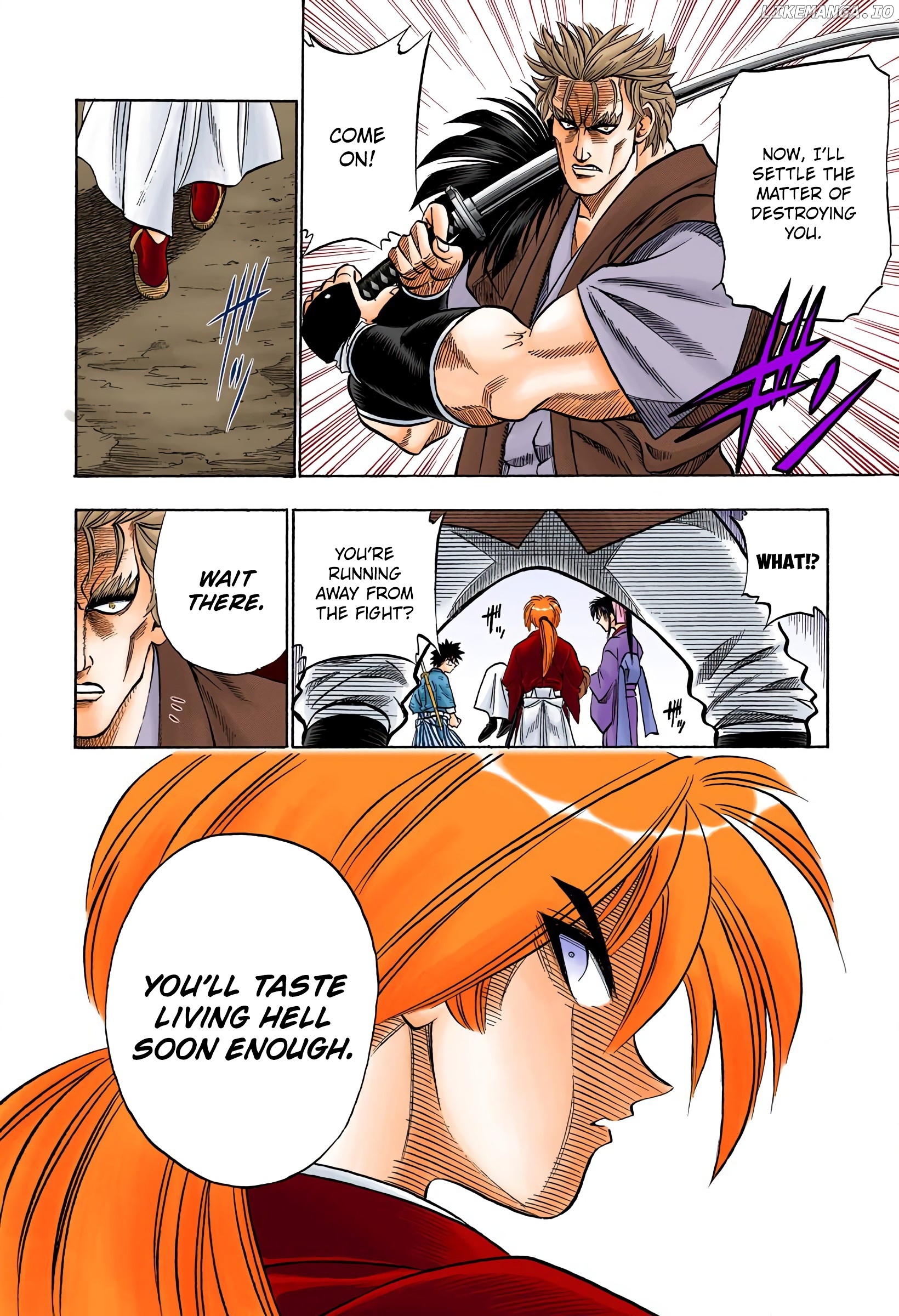 Rurouni Kenshin: Meiji Kenkaku Romantan - Digital Colored Comics chapter 41 - page 16