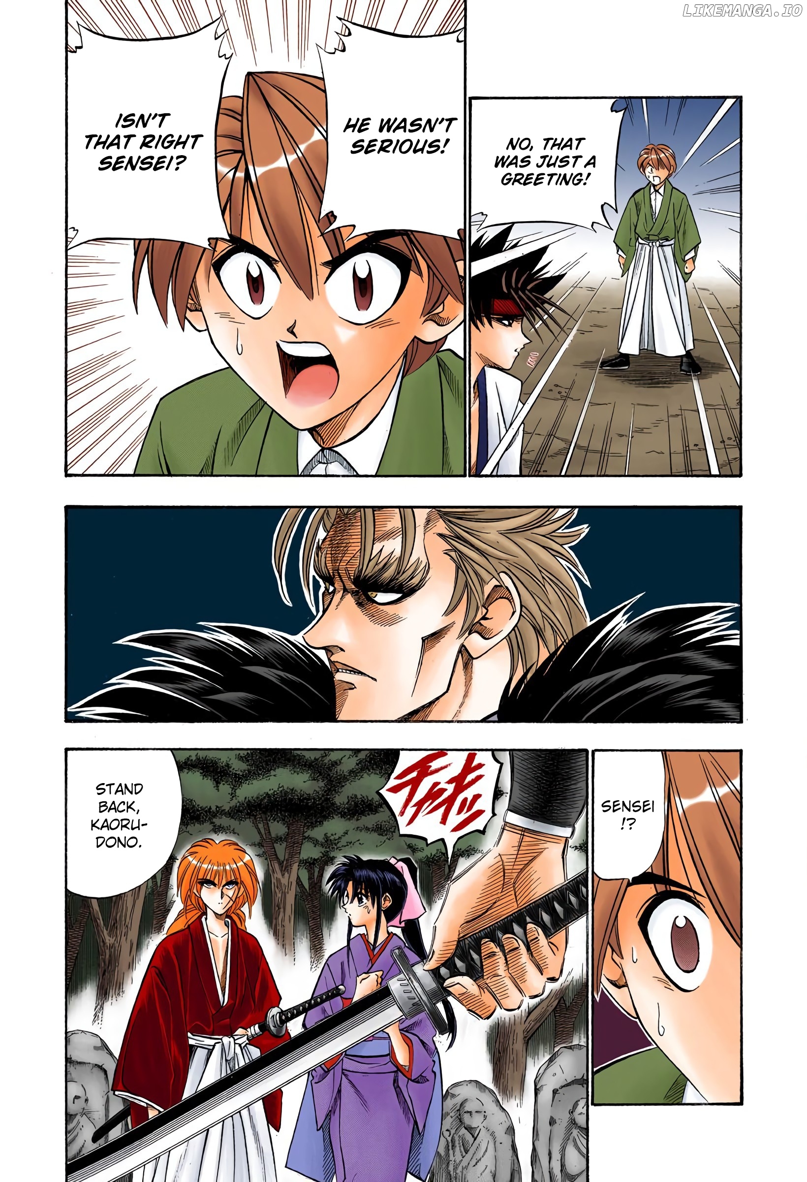 Rurouni Kenshin: Meiji Kenkaku Romantan - Digital Colored Comics chapter 41 - page 4