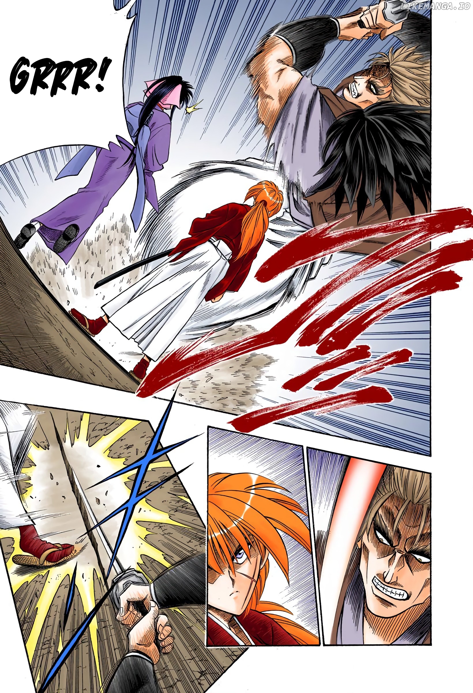 Rurouni Kenshin: Meiji Kenkaku Romantan - Digital Colored Comics chapter 41 - page 5
