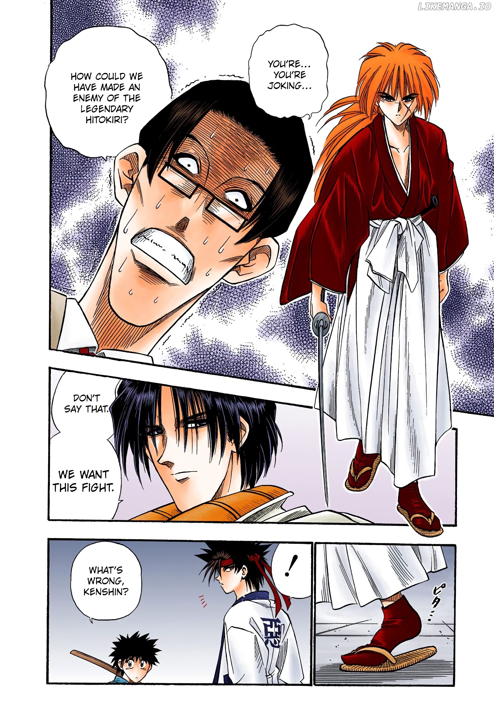 Rurouni Kenshin: Meiji Kenkaku Romantan - Digital Colored Comics chapter 22 - page 2