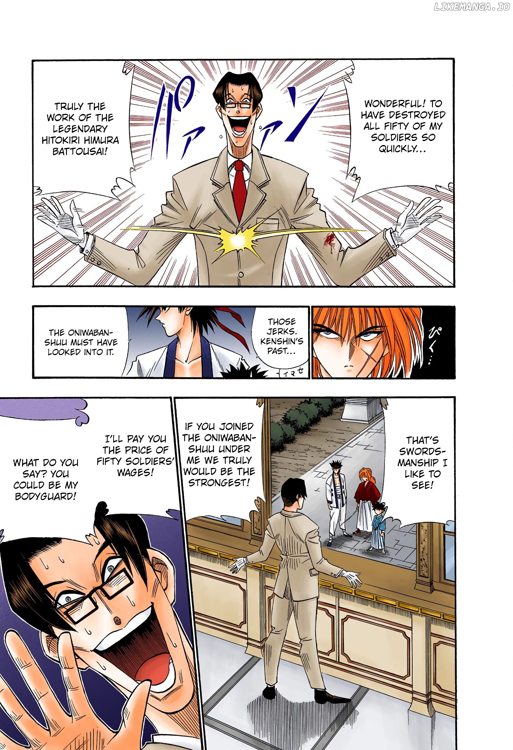 Rurouni Kenshin: Meiji Kenkaku Romantan - Digital Colored Comics chapter 22 - page 5