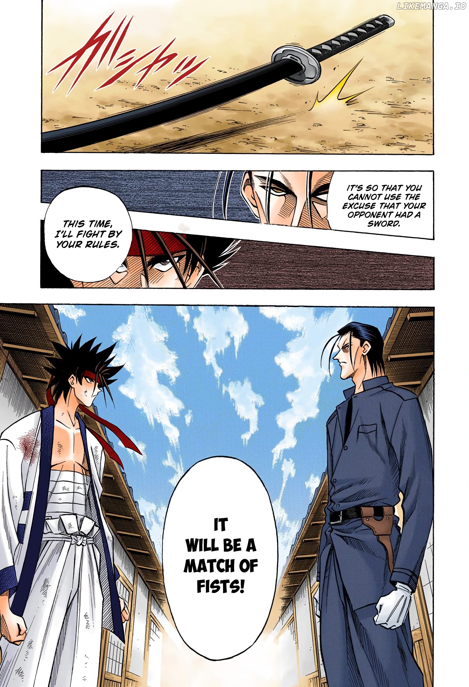 Rurouni Kenshin: Meiji Kenkaku Romantan - Digital Colored Comics chapter 59 - page 3