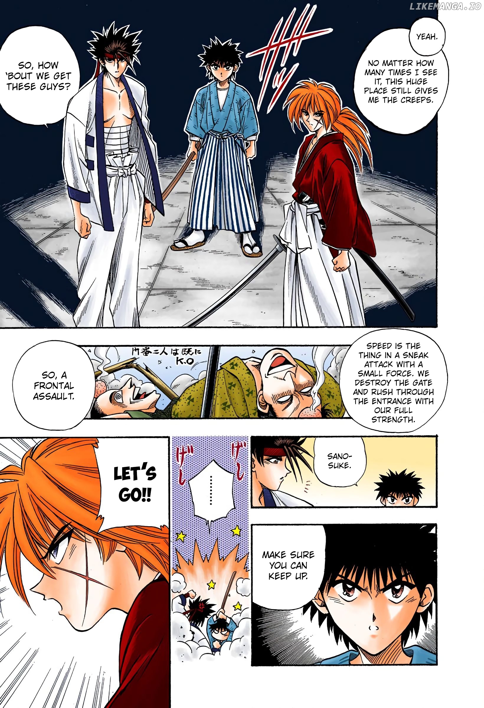 Rurouni Kenshin: Meiji Kenkaku Romantan - Digital Colored Comics chapter 21 - page 2