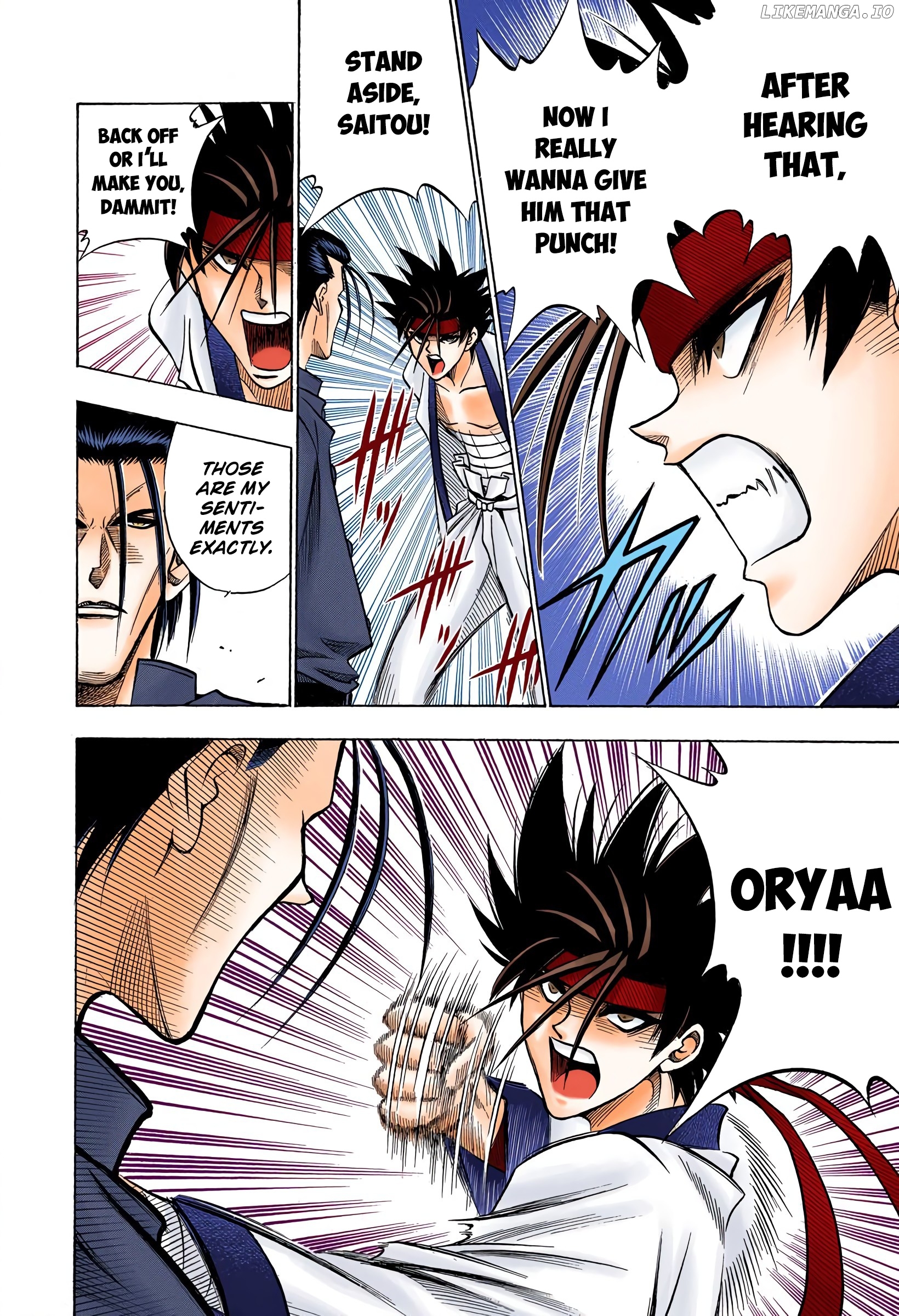 Rurouni Kenshin: Meiji Kenkaku Romantan - Digital Colored Comics chapter 58 - page 16