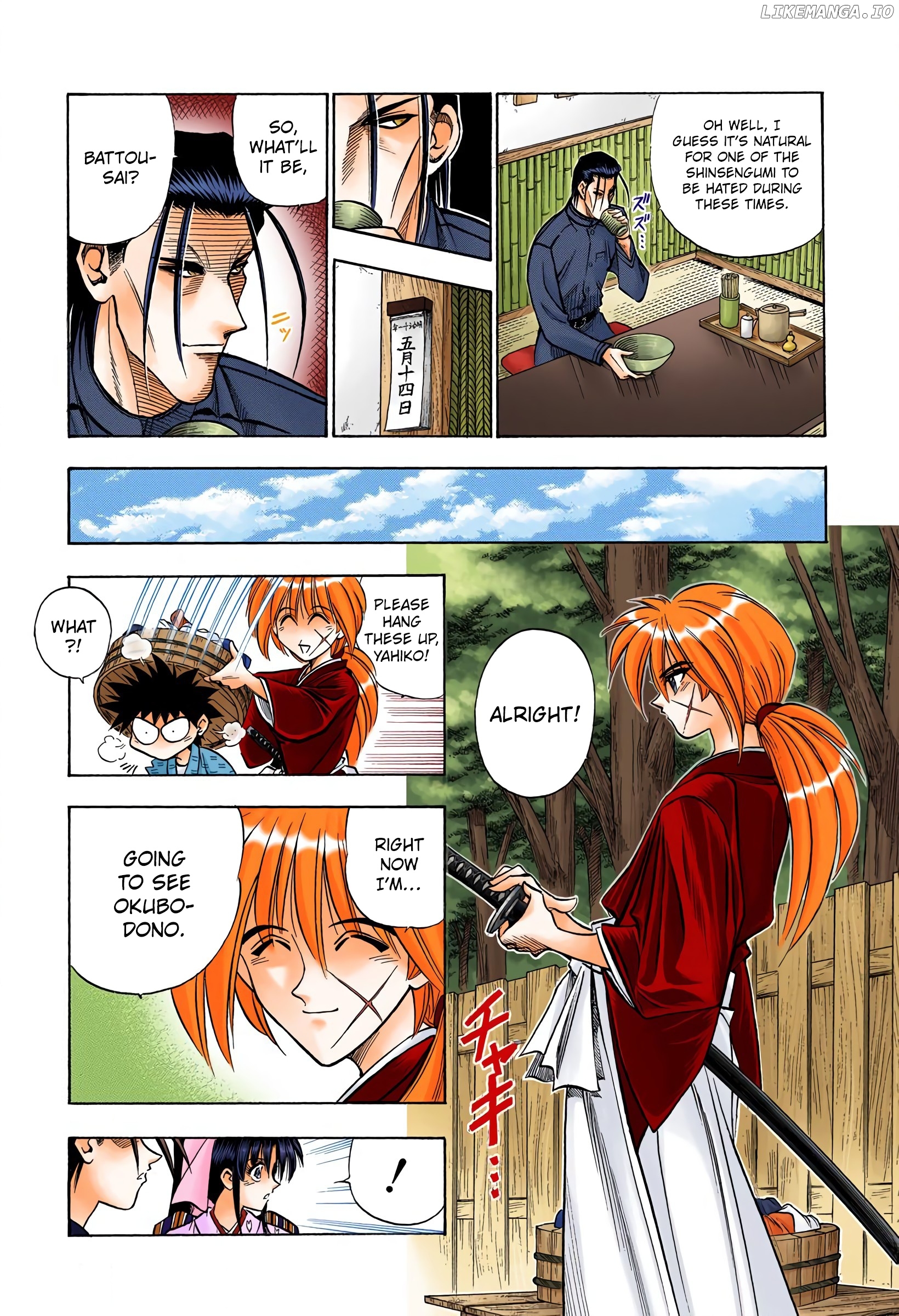 Rurouni Kenshin: Meiji Kenkaku Romantan - Digital Colored Comics chapter 56 - page 6