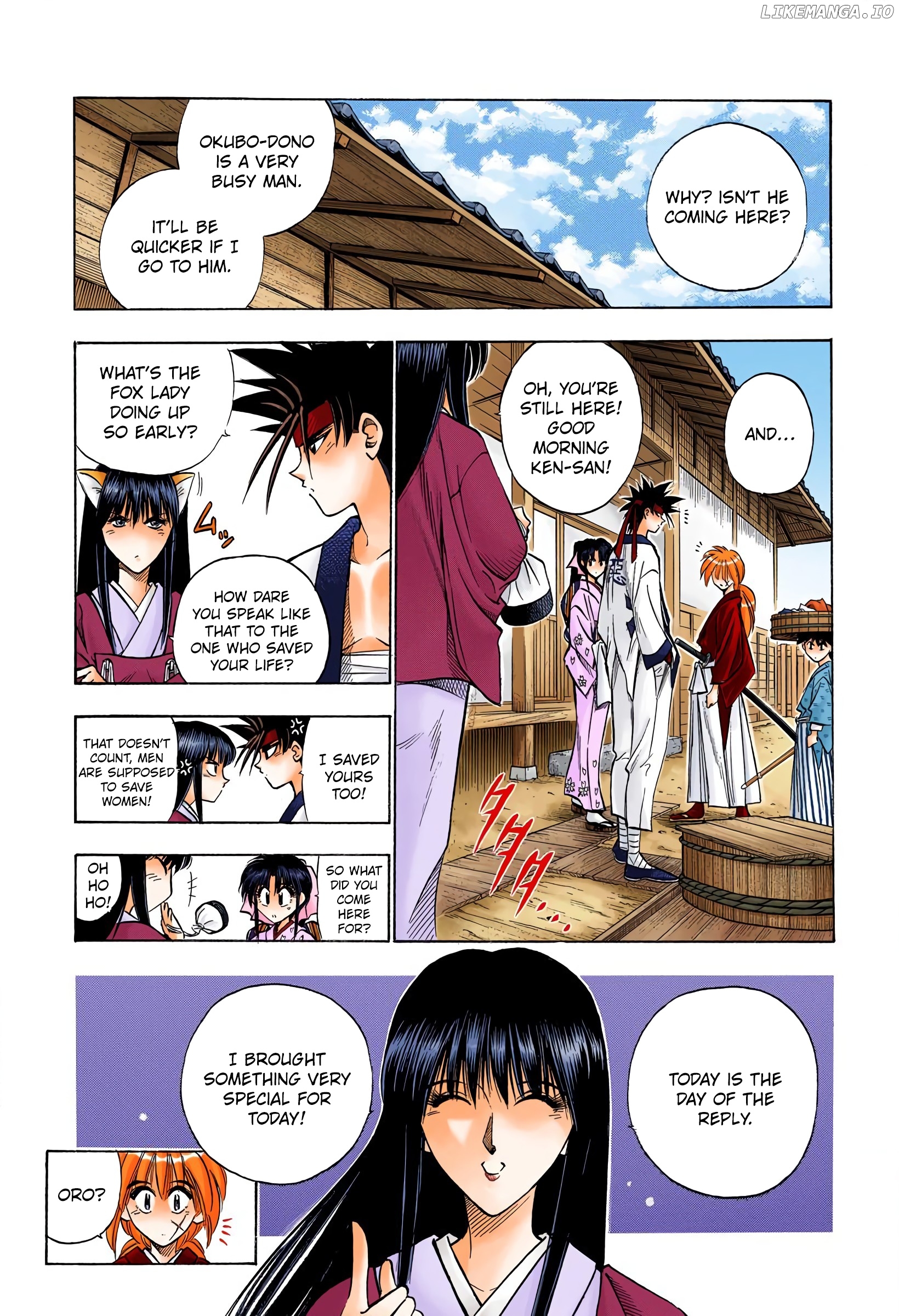 Rurouni Kenshin: Meiji Kenkaku Romantan - Digital Colored Comics chapter 56 - page 7